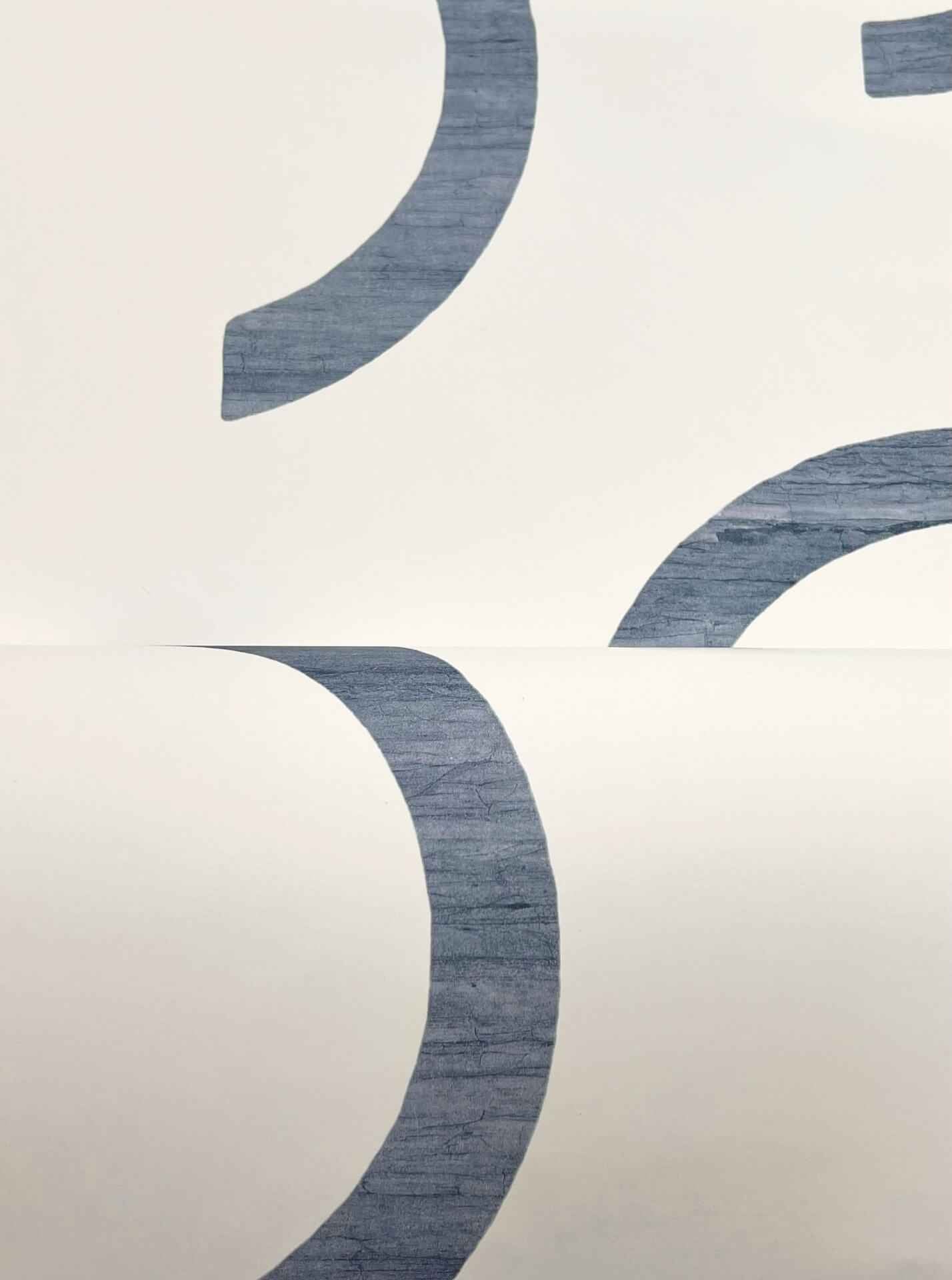 Lunula Navy Wallpaper - York Wallcoverings - FM1023 - York Wallcoverings Wallpaper