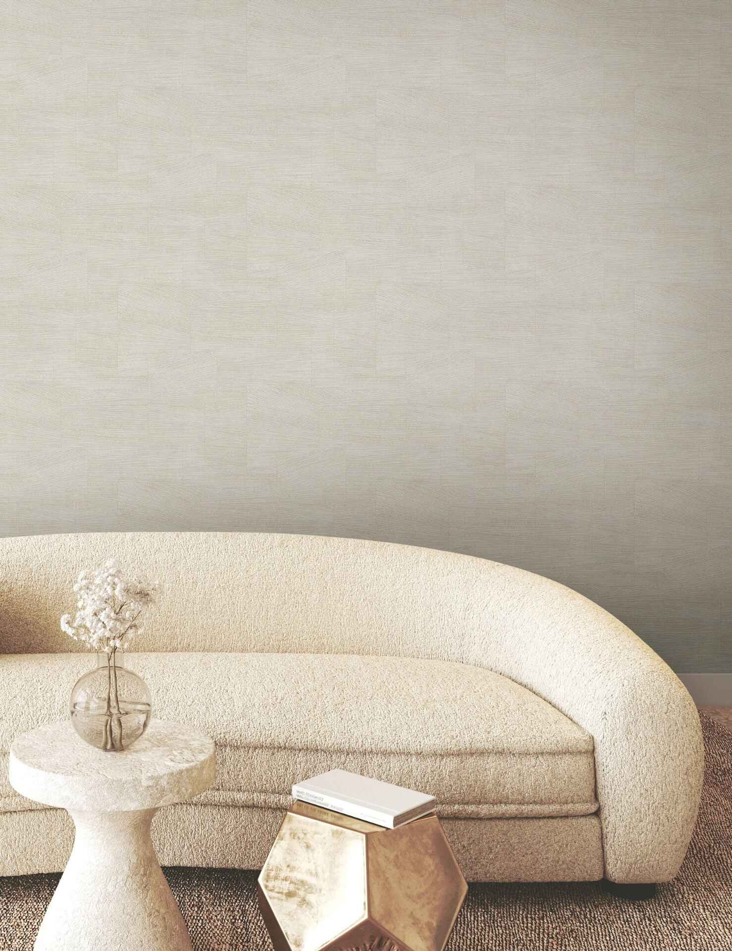 Higher Ground Geo Linen Wallpaper - York Wallcoverings - FM1035 - York Wallcoverings Wallpaper