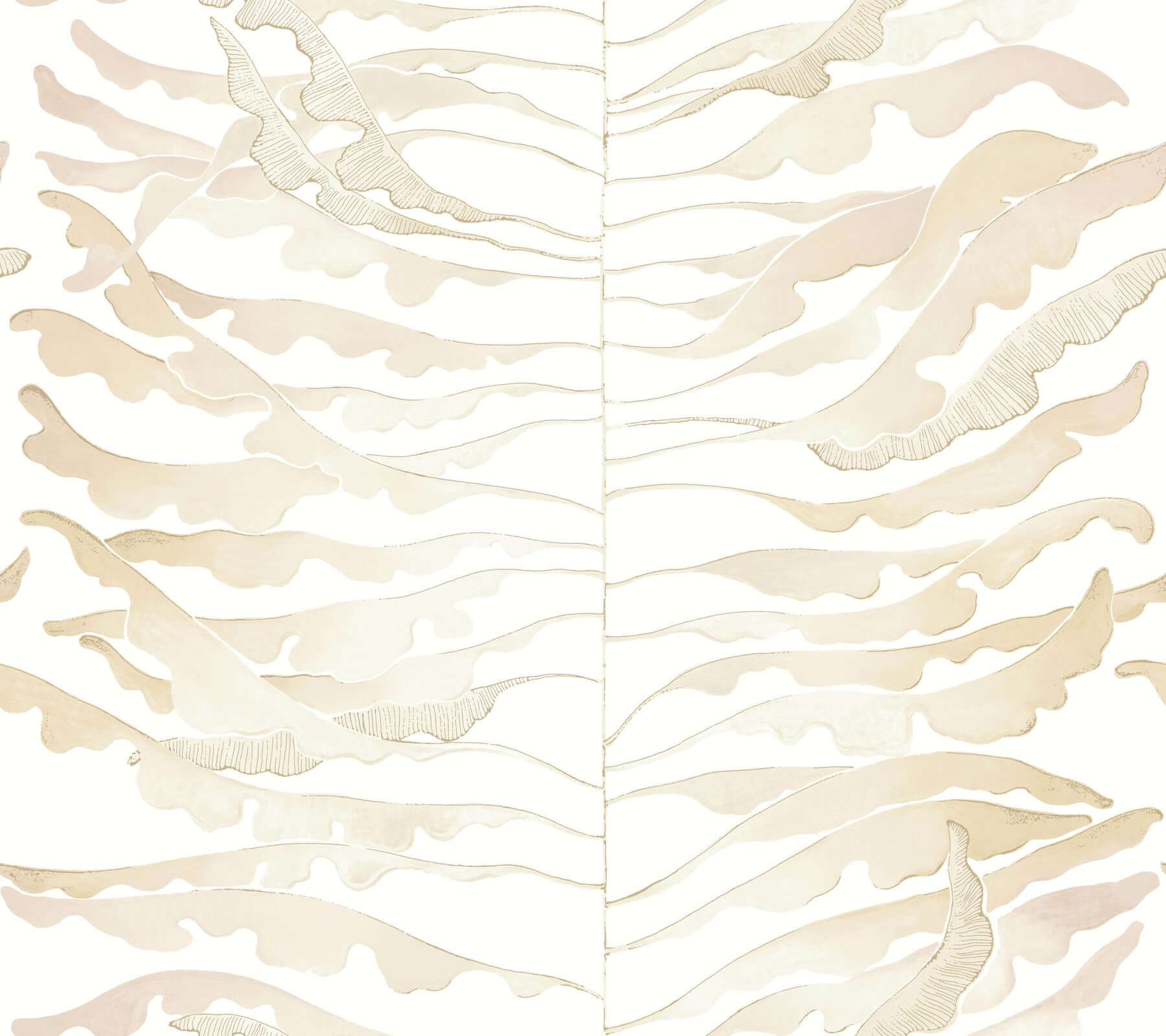 leaf-column-taupe-wallpaper-york-wallcoverings-fm1041 - York Wallcoverings Wallpaper