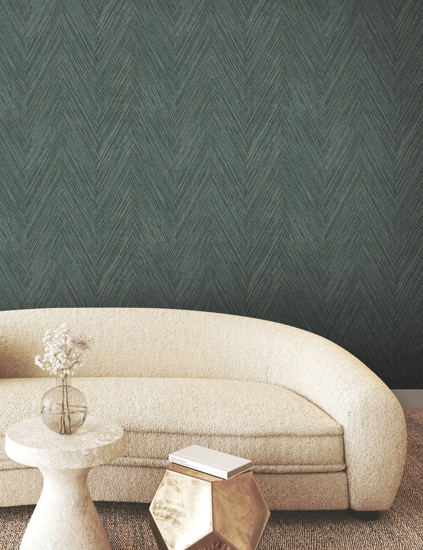 thatched-chevron-wallpaper-bottle-green-york-wallcoverings-fm1054