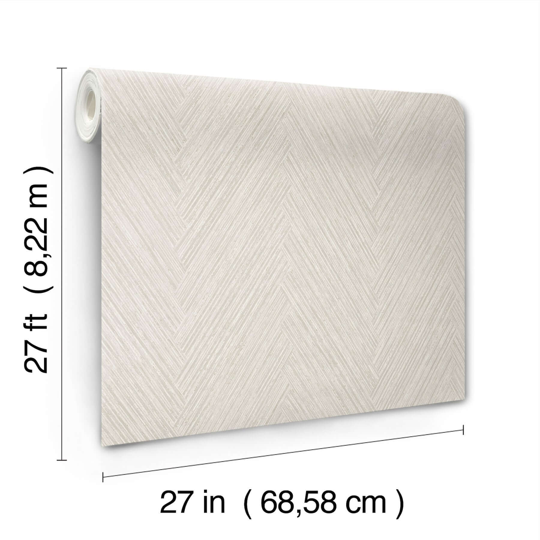 thatched-chevron-light-neutral-wallpaper-york-wallcoverings-fm1052 - York Wallcoverings Wallpaper