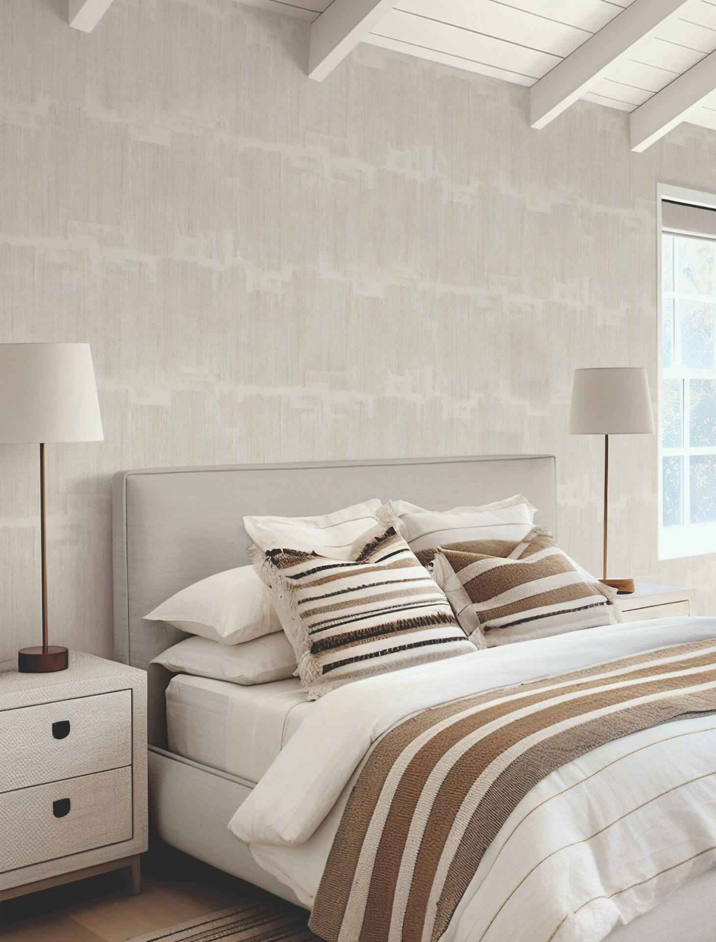 Rhythm & Rhyme Taupe Wallpaper - York Wallcoverings - FM1065