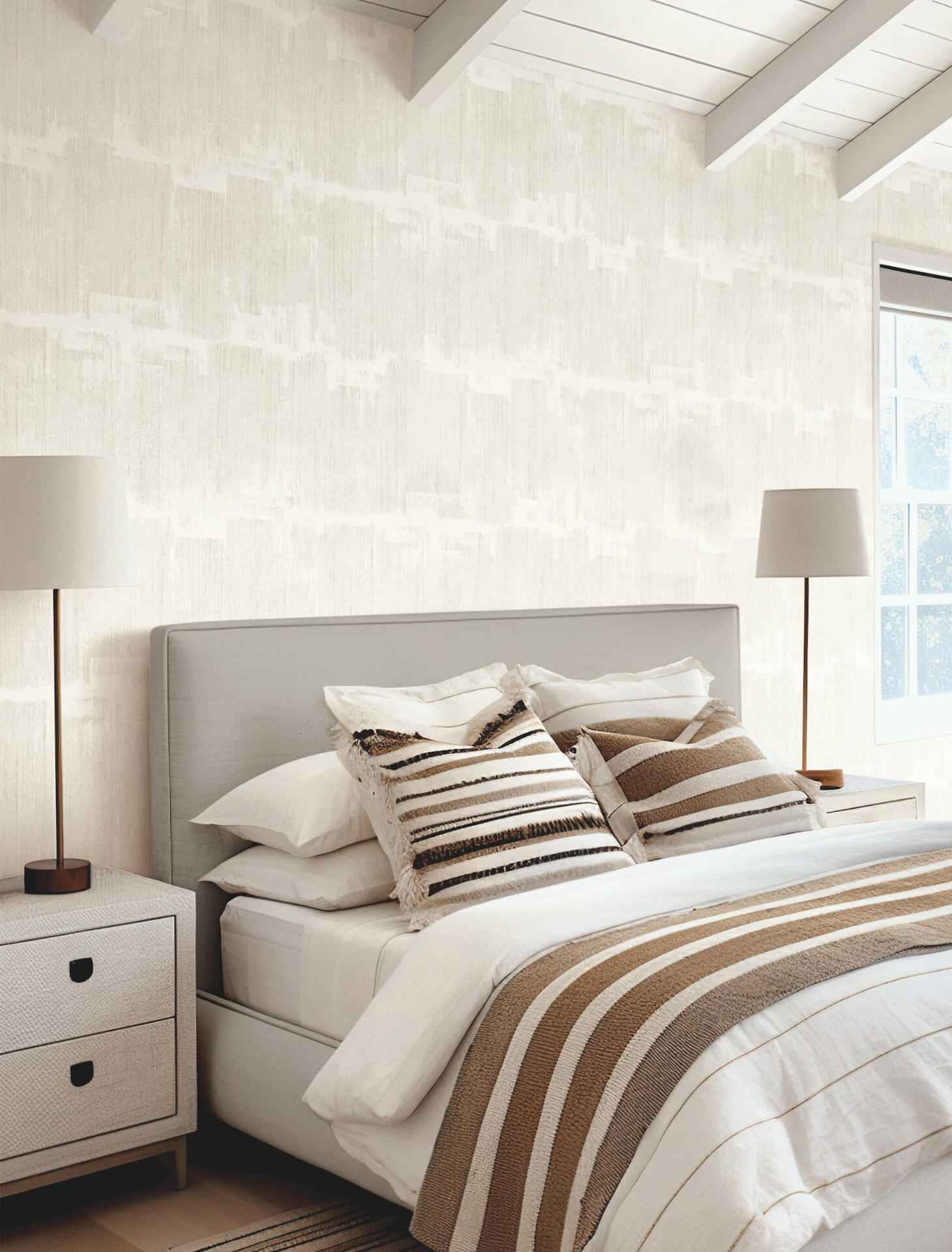 Rhythm & Rhyme White Wallpaper - York Wallcoverings - FM1064 - York Wallcoverings Wallpaper
