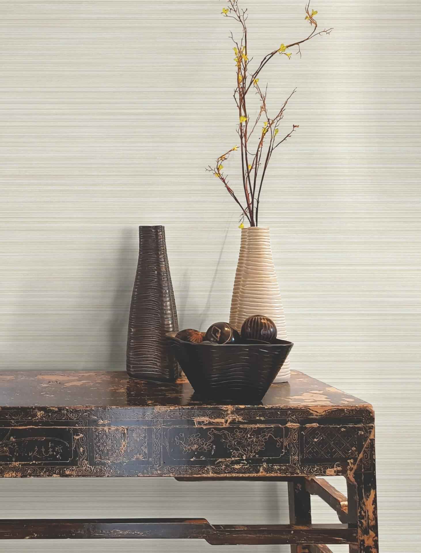 Alignment Warm Neutral Wallpaper - York Wallcoverings - FM1073