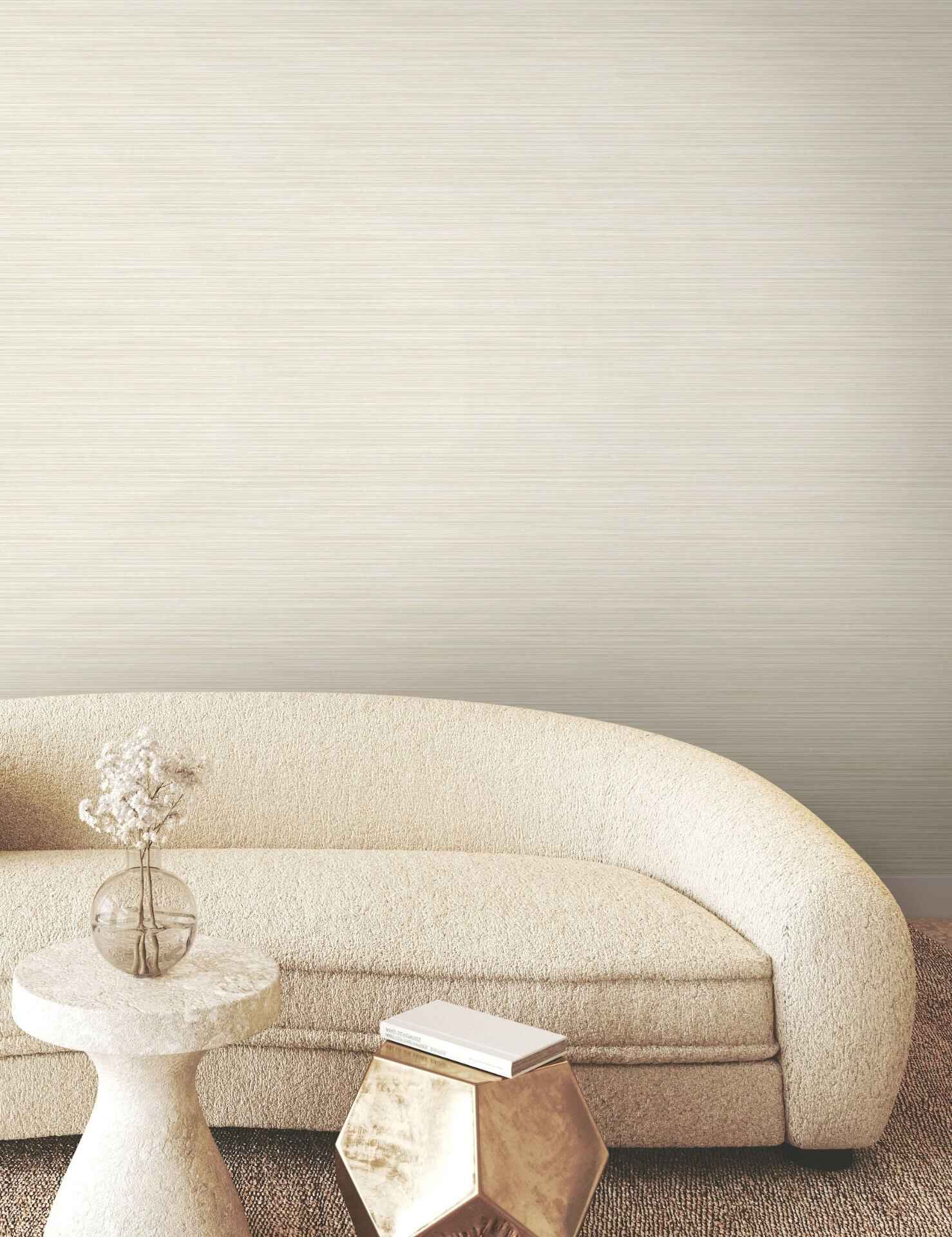 Alignment Warm Neutral Wallpaper - York Wallcoverings - FM1073 - York Wallcoverings Wallpaper