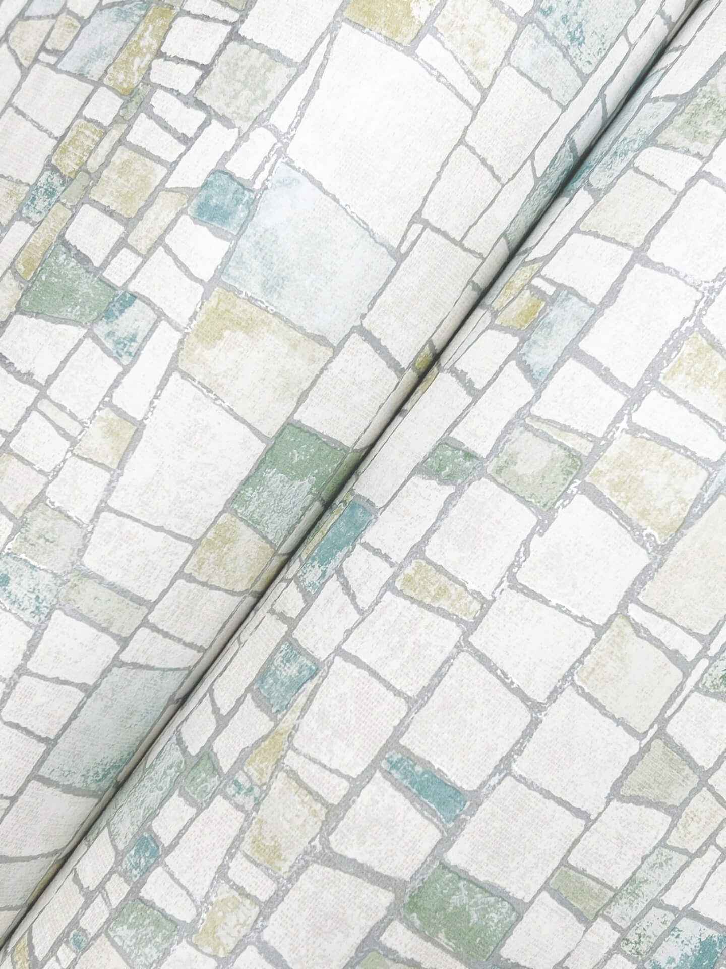Kaleidoscopic Green Wallpaper - York Wallcoverings - FM1084 - York Wallcoverings Wallpaper