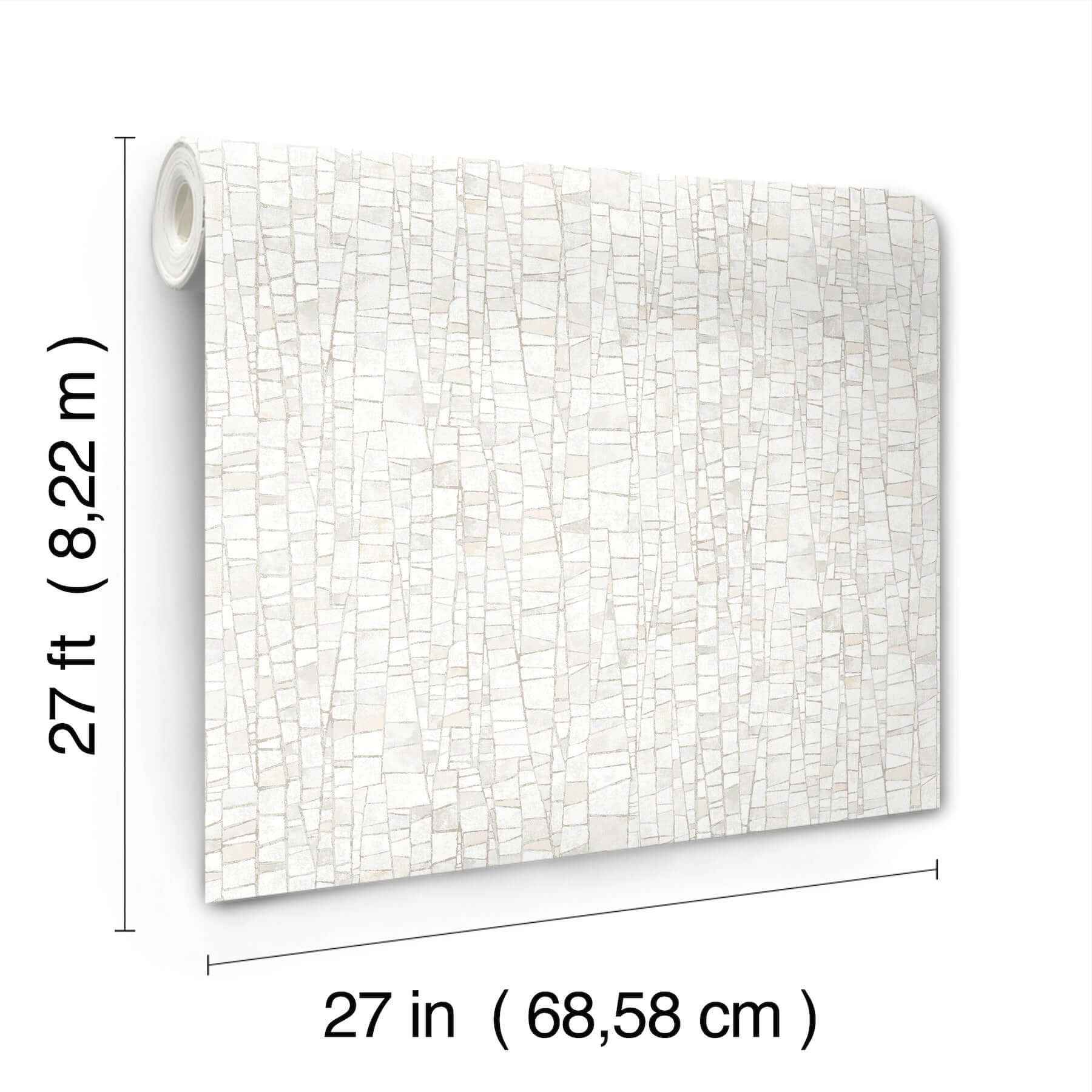 Kaleidoscopic Soft Neutral Wallpaper - York Wallcoverings - FM1083 - York Wallcoverings Wallpaper