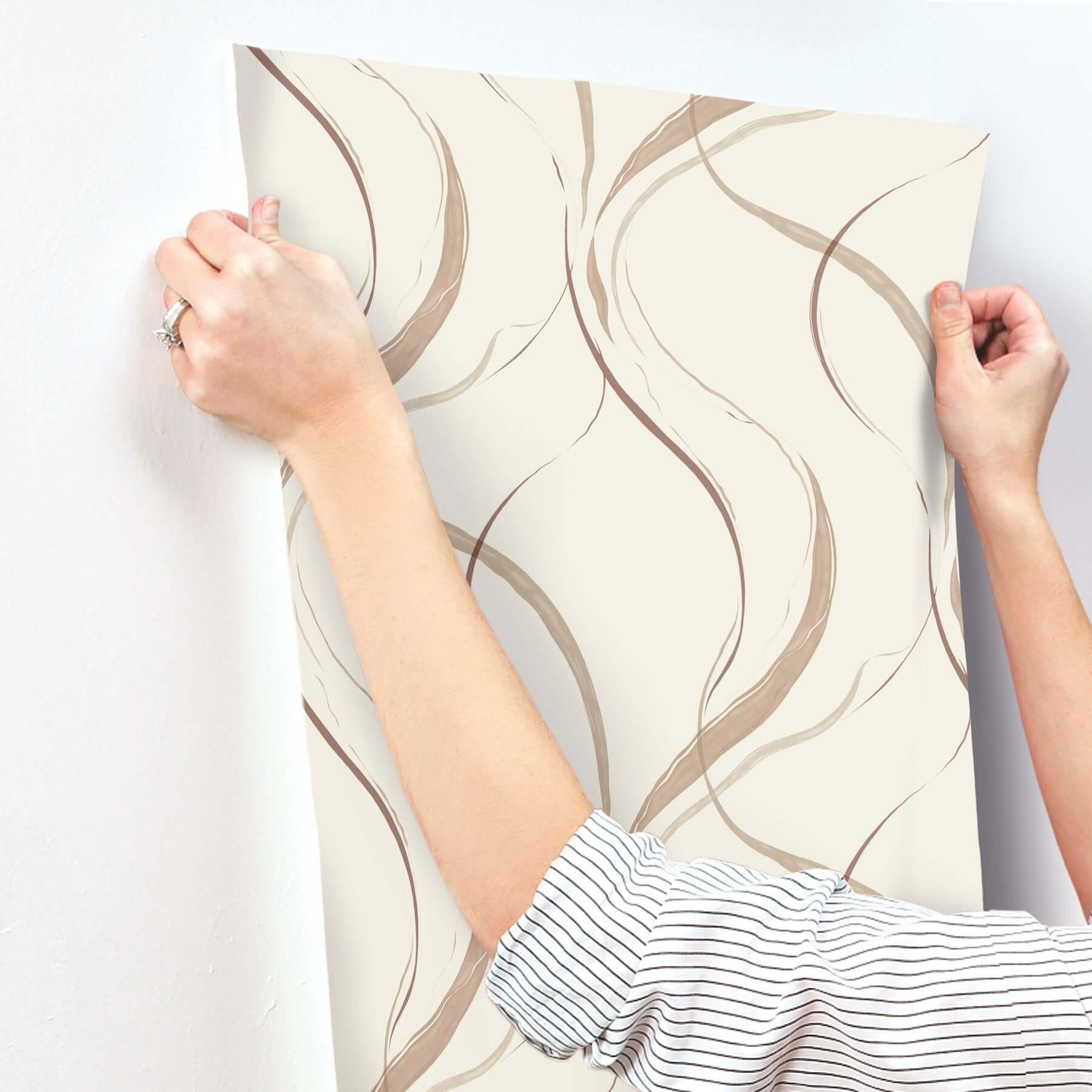 ink-flow-baked-clay-wallpaper-york-wallcoverings-fm1091 - York Wallcoverings Wallpaper