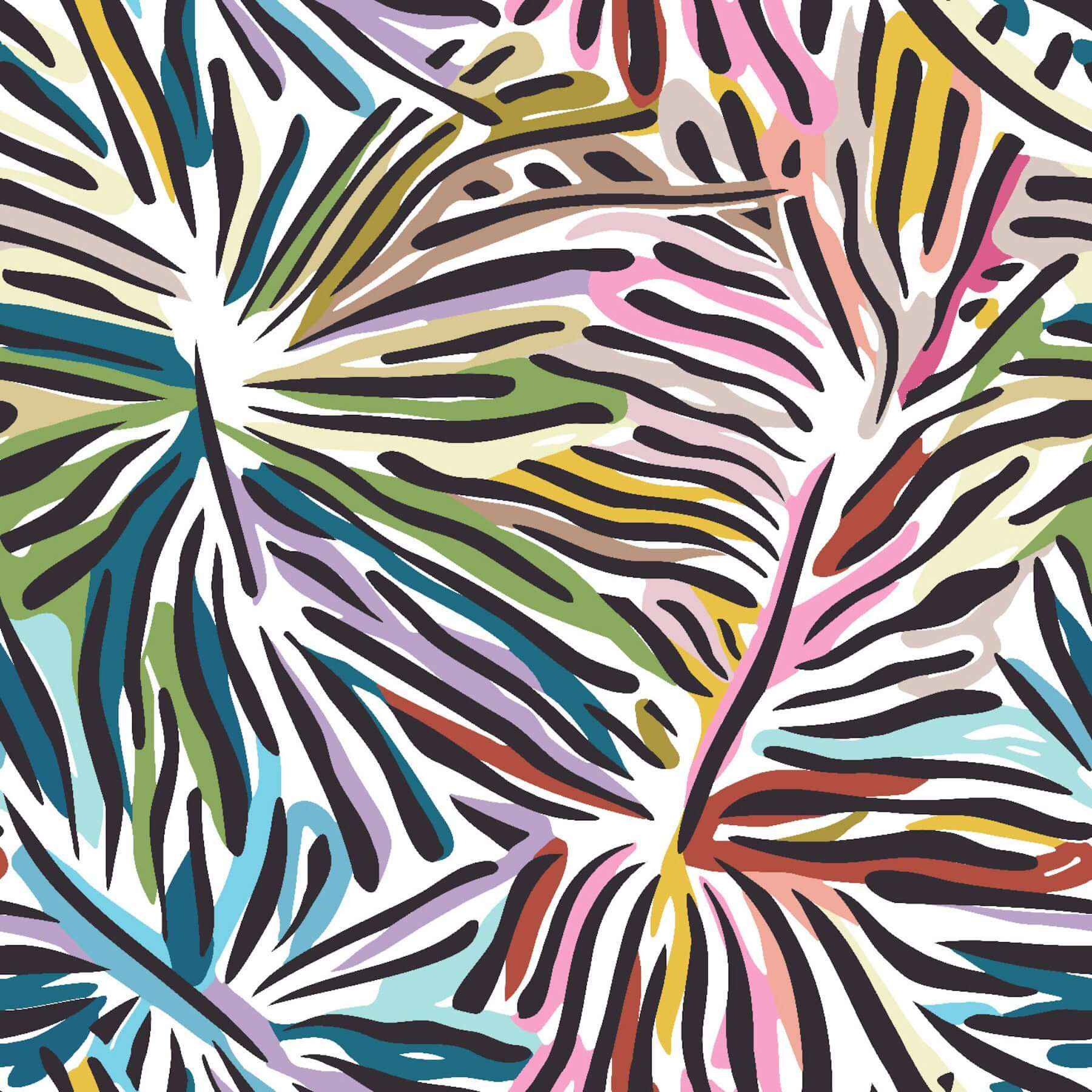 Flora Multicolor Wallpaper - York Wallcoverings - MI10575