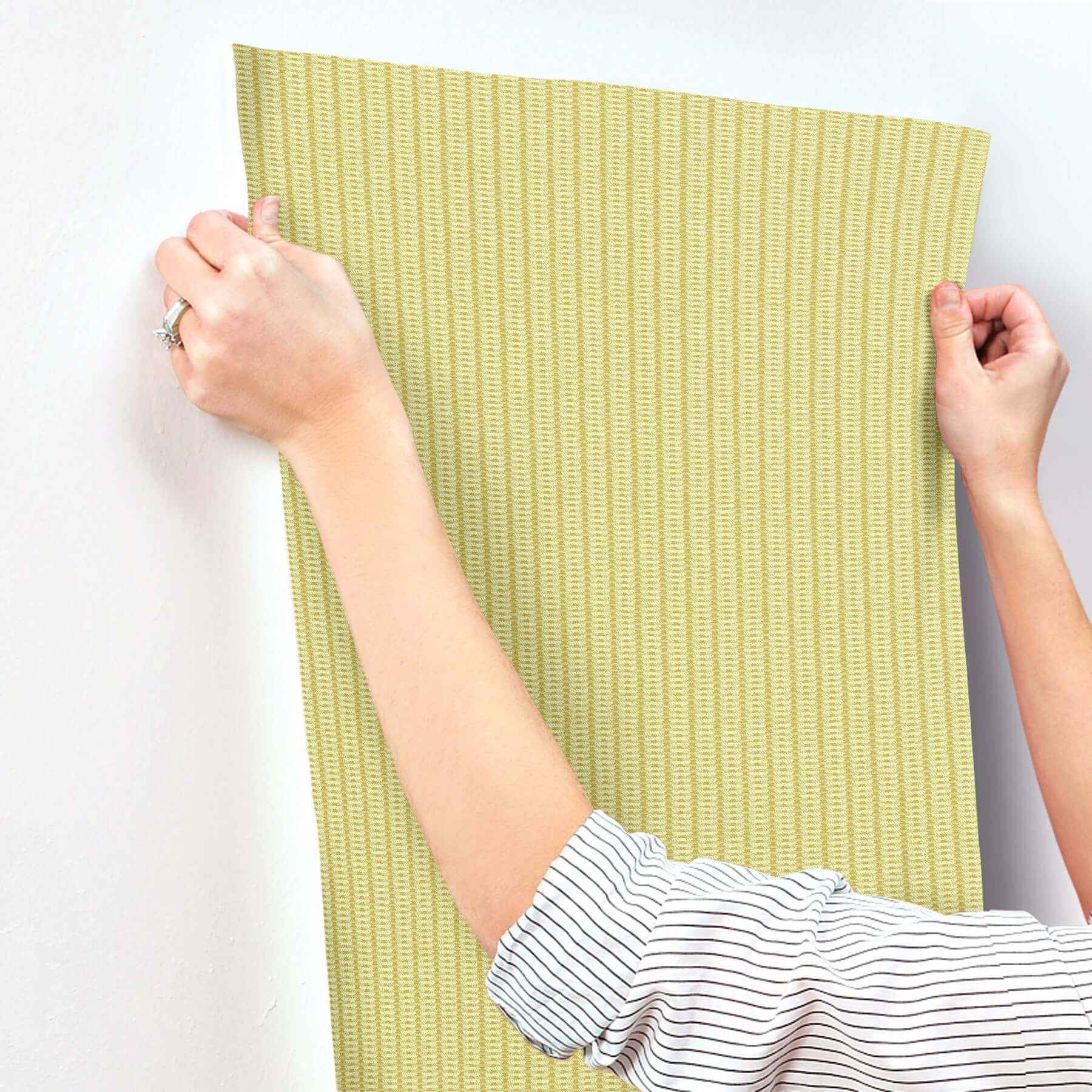Mozart Yellow Wallpaper - York Wallcoverings - MI10544 - York Wallcoverings Wallpaper