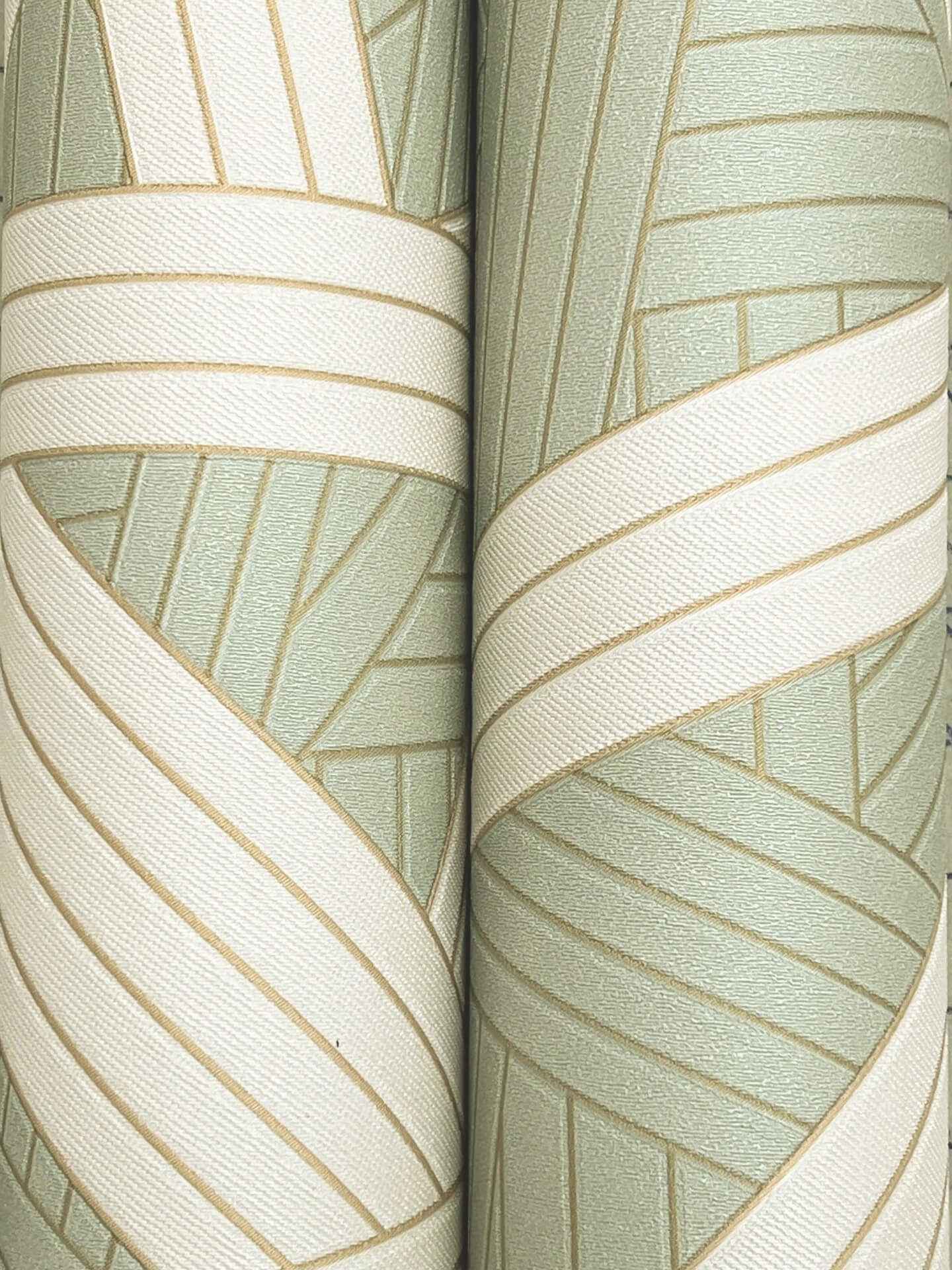 Nastri Green Wallpaper - York Wallcoverings - MI10563 - York Wallcoverings Wallpaper
