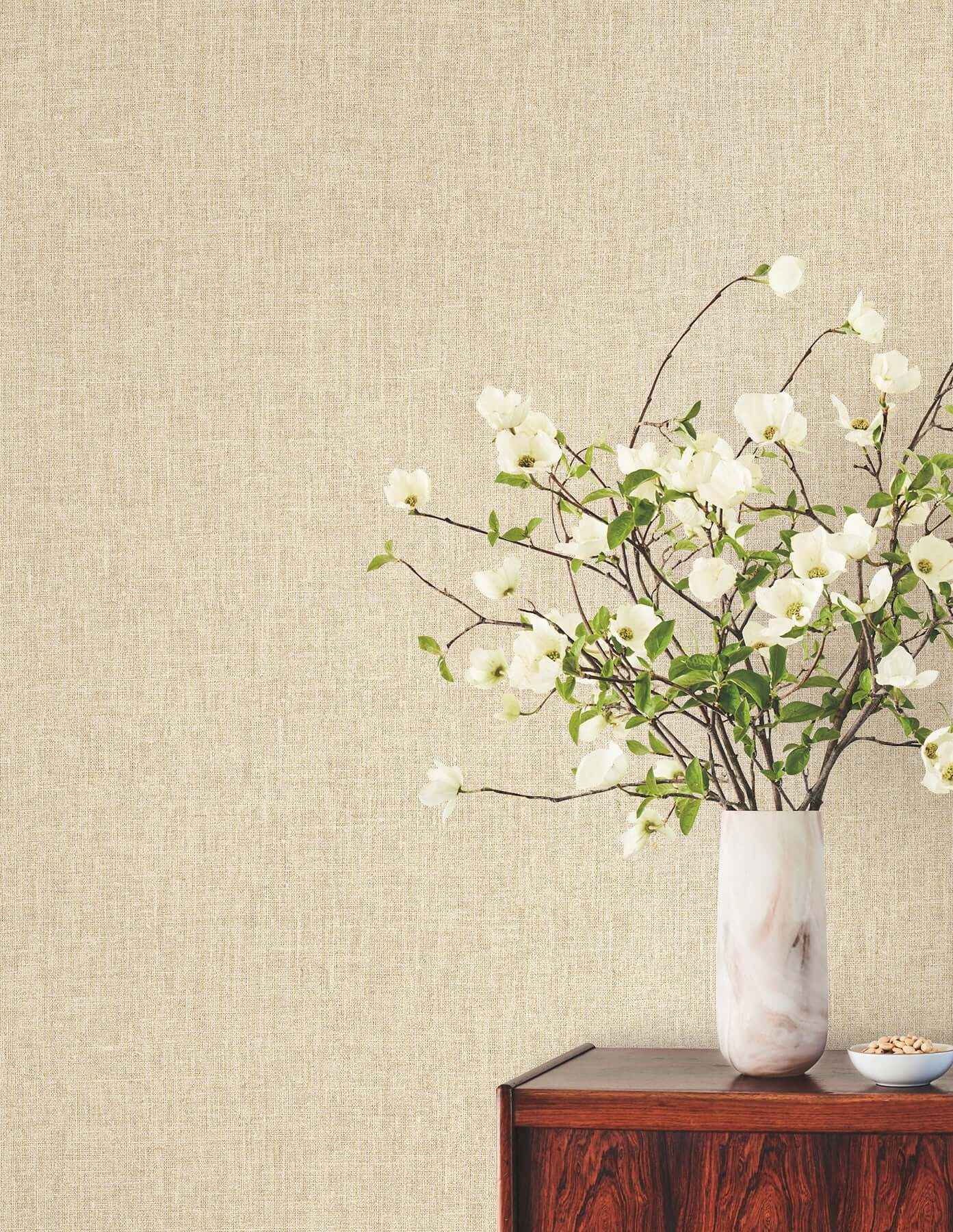 Cromie Ivory Wallpaper - York Wallcoverings - SI6907