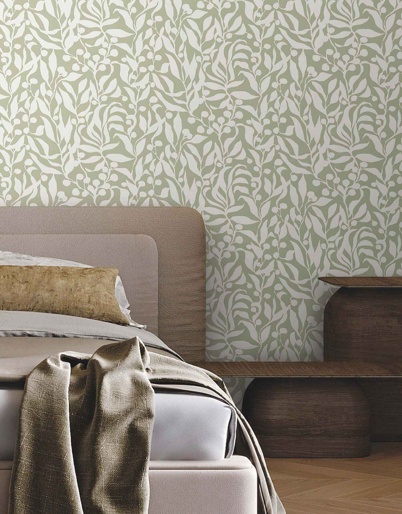 Olive Mill Palm Wallpaper - York Wallcoverings - MT5614 - York Wallcoverings Wallpaper
