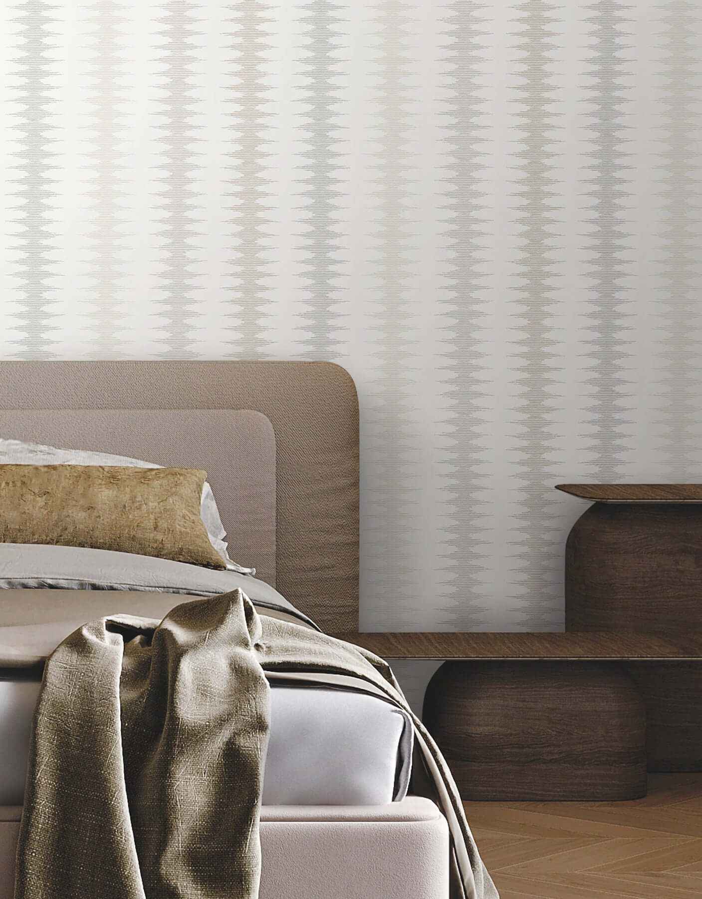 Woven Desert Sand & Fog Wallpaper - York Wallcoverings - MT5642