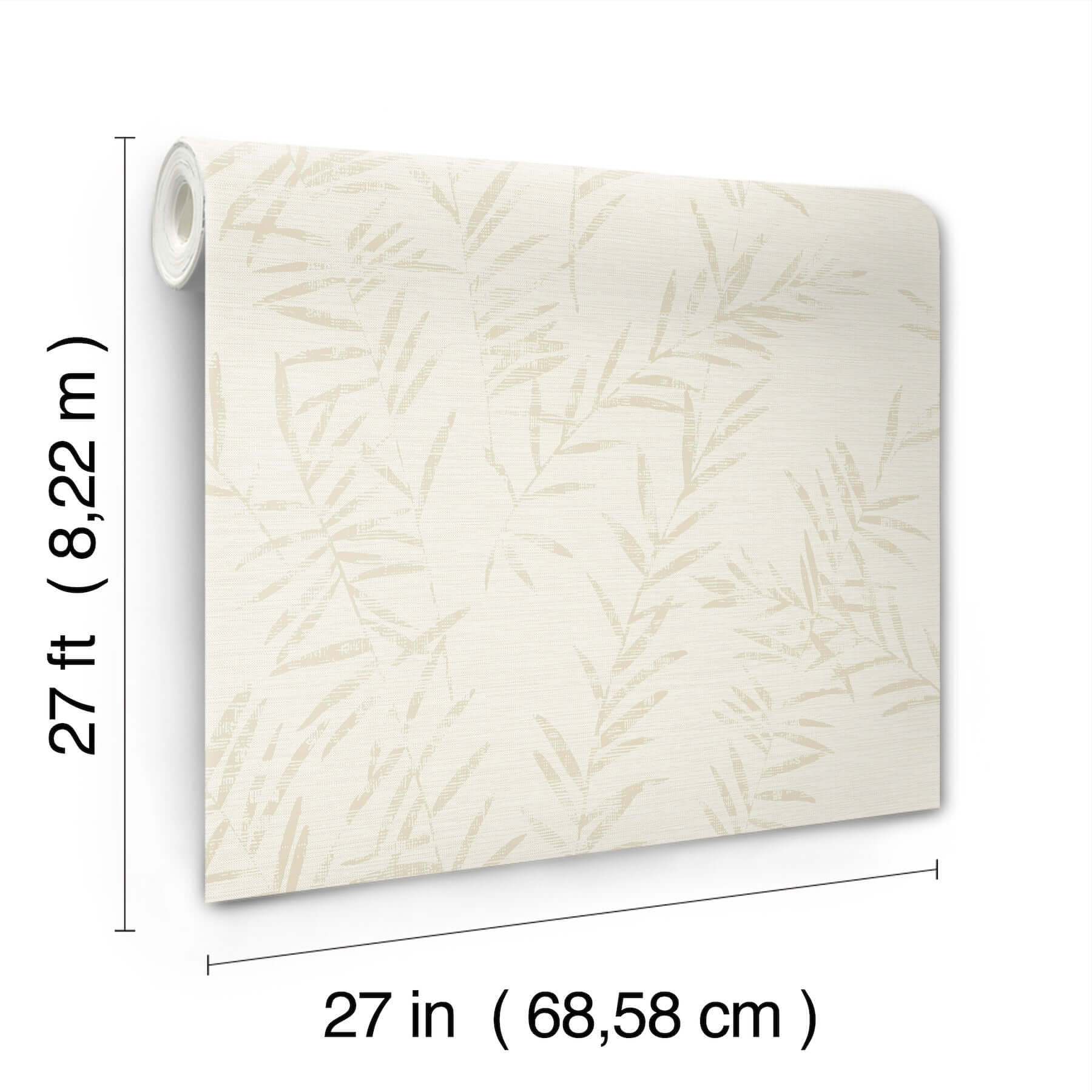 allerton-bamboo-alabaster-wallpaper-york-wallcoverings-ab3065 - York Wallcoverings Wallpaper