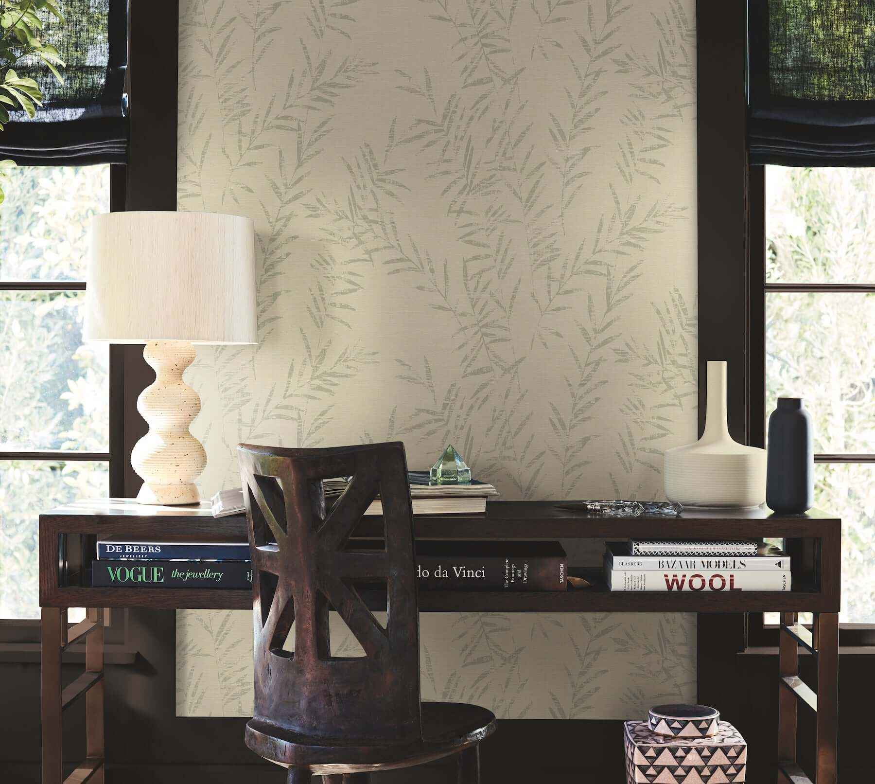 Allerton Bamboo Linen Wallpaper - York Wallcoverings - AB3063 - York Wallcoverings Wallpaper