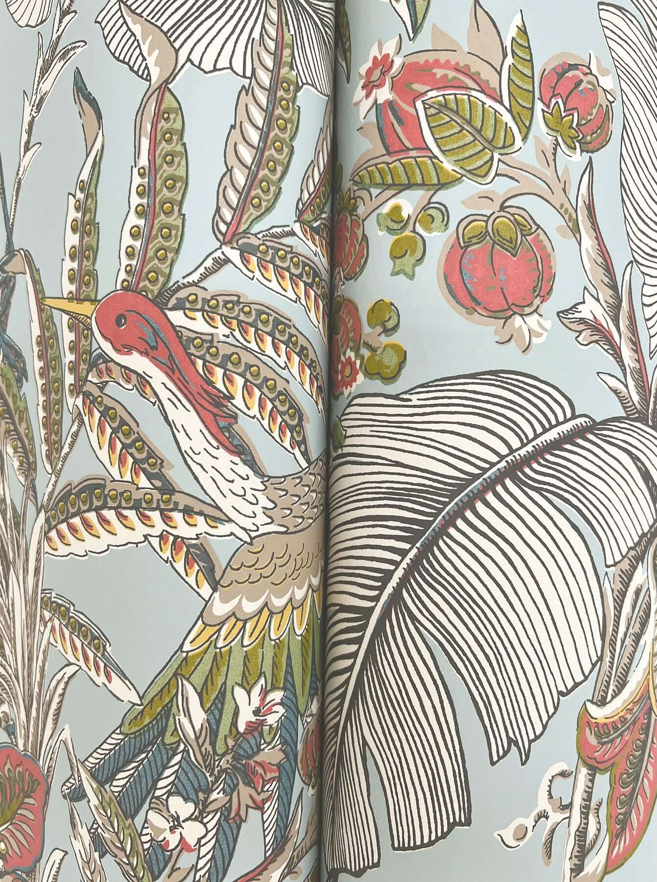 heronwood-sky-blue-wallpaper-york-wallcoverings-ab3102 - York Wallcoverings Wallpaper