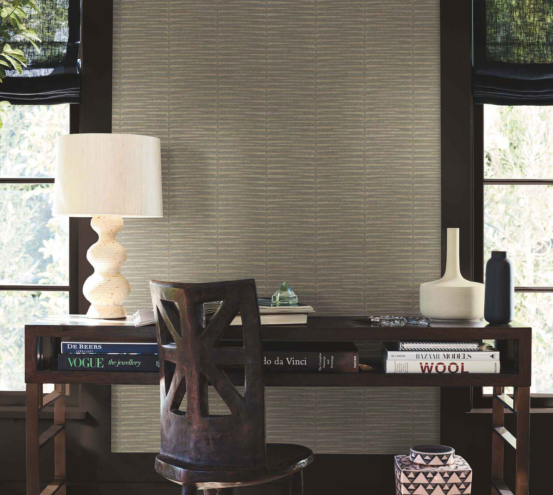 Iringa Mocha Wallpaper - York Wallcoverings - AB3055 - York Wallcoverings Wallpaper