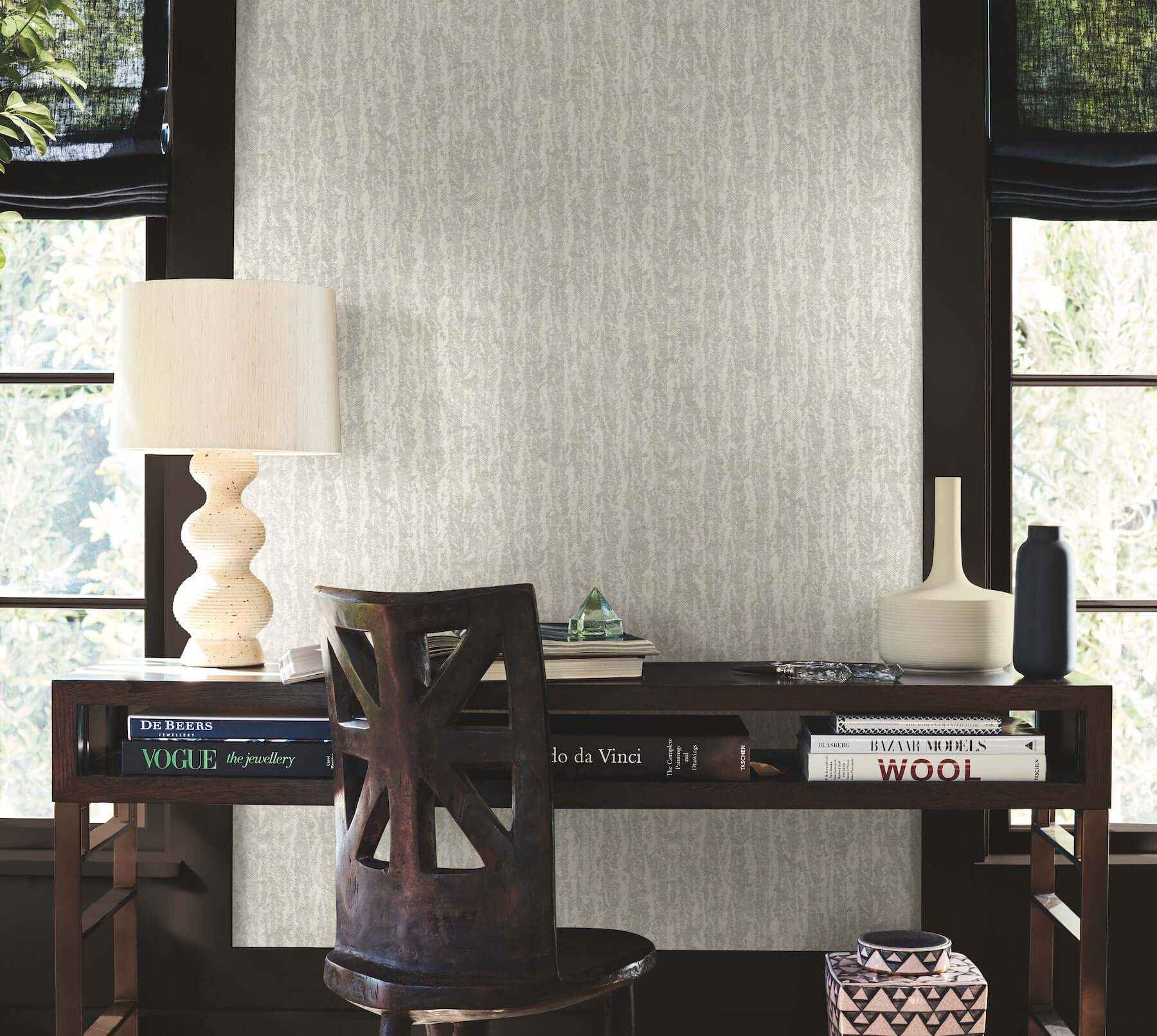 Juju Putty Wallpaper - York Wallcoverings - AB3071 - York Wallcoverings Wallpaper