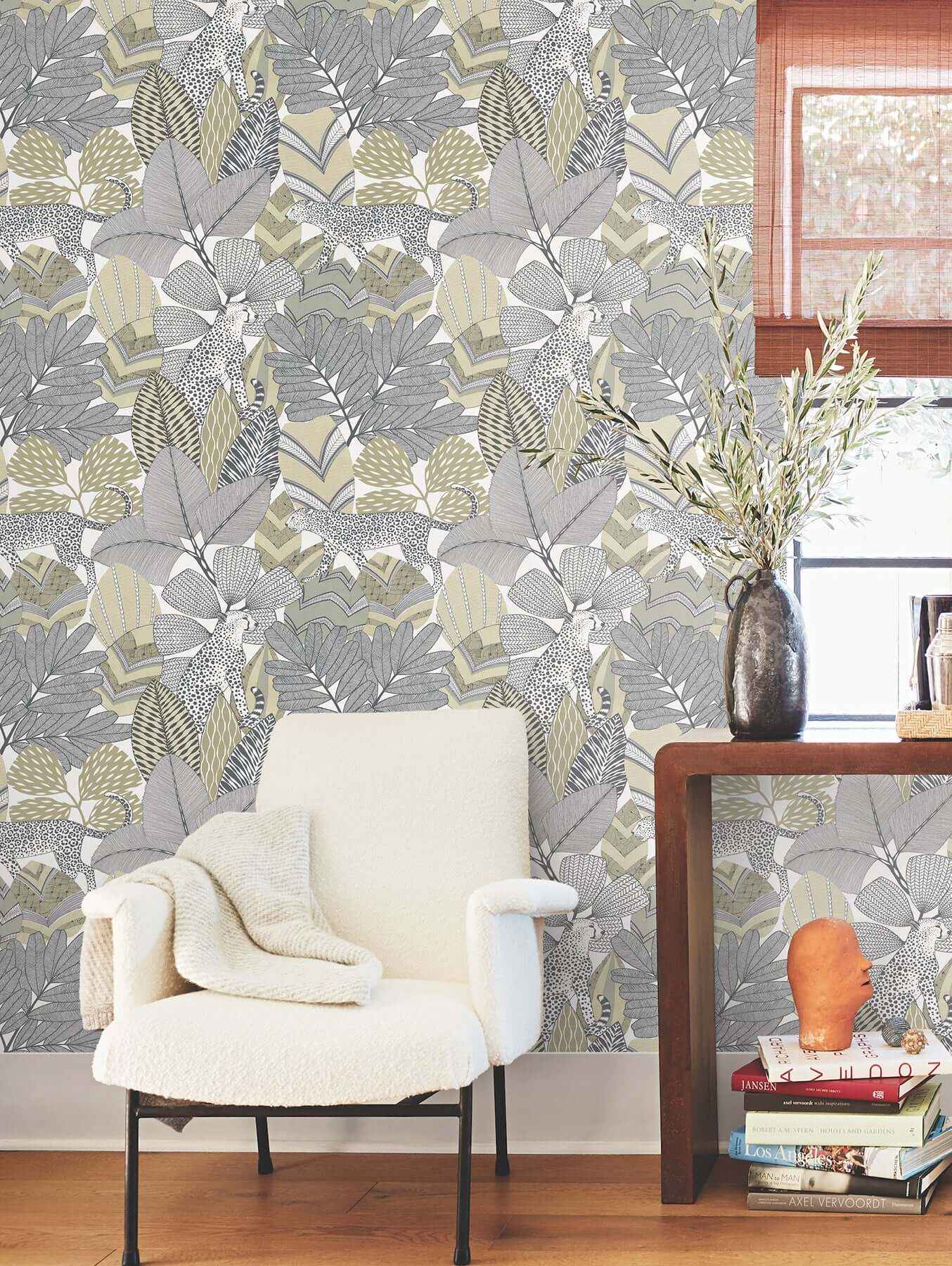 Namiri Neutral Wallpaper - York Wallcoverings - AB3113 - York Wallcoverings Wallpaper