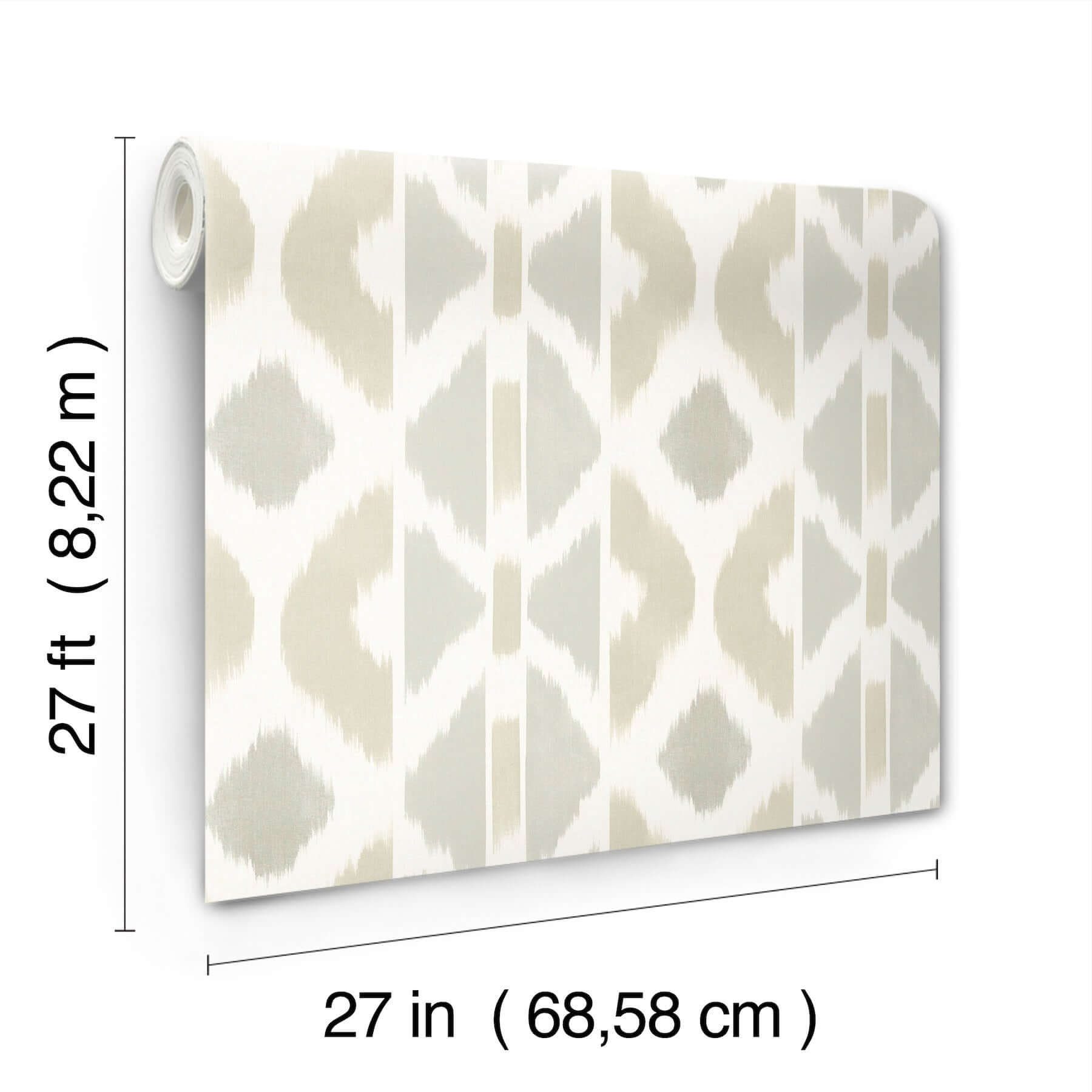 patan-beige-wallpaper-york-wallcoverings-ab3093 - York Wallcoverings Wallpaper