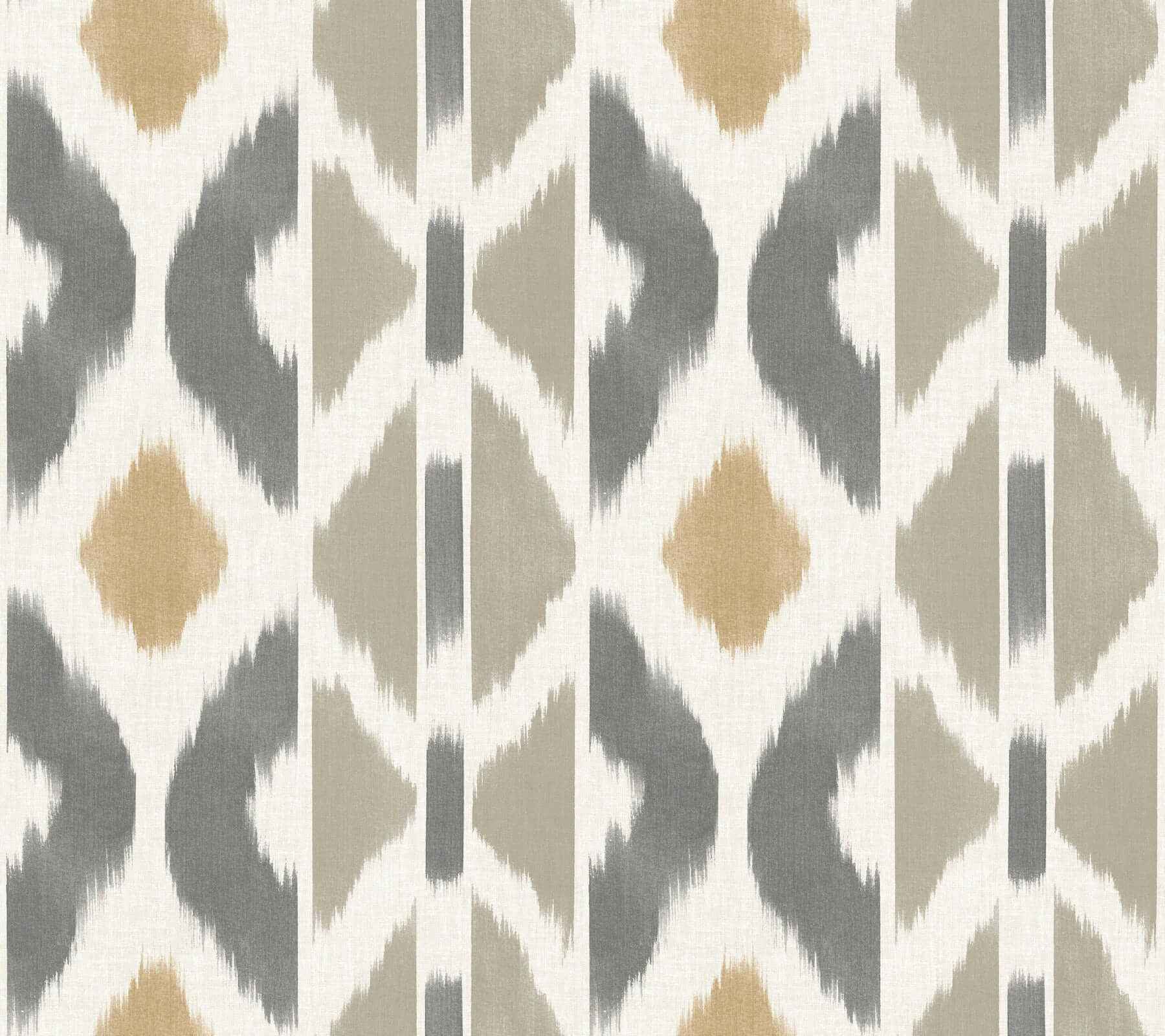 Patan Taupe Wallpaper - York Wallcoverings - AB3095