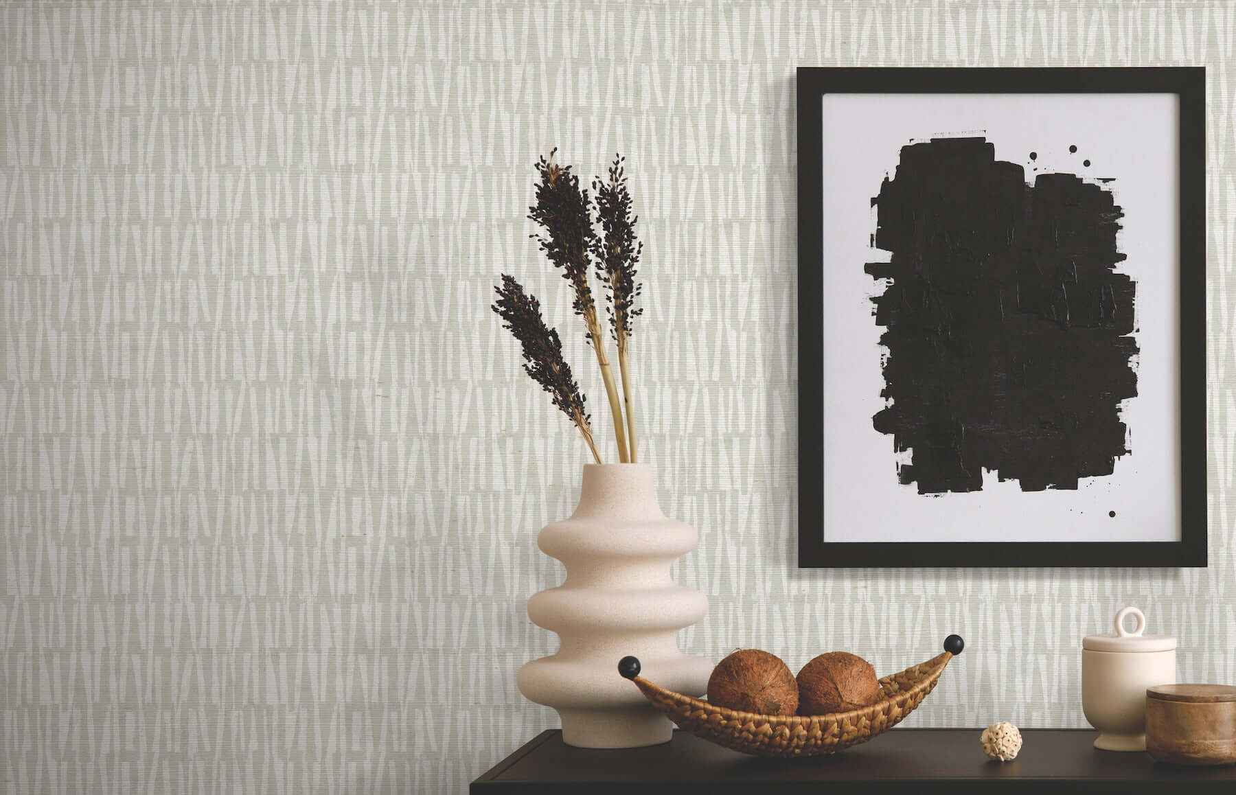 Thatched Grey Wallpaper - York Wallcoverings - AB3043 - York Wallcoverings Wallpaper