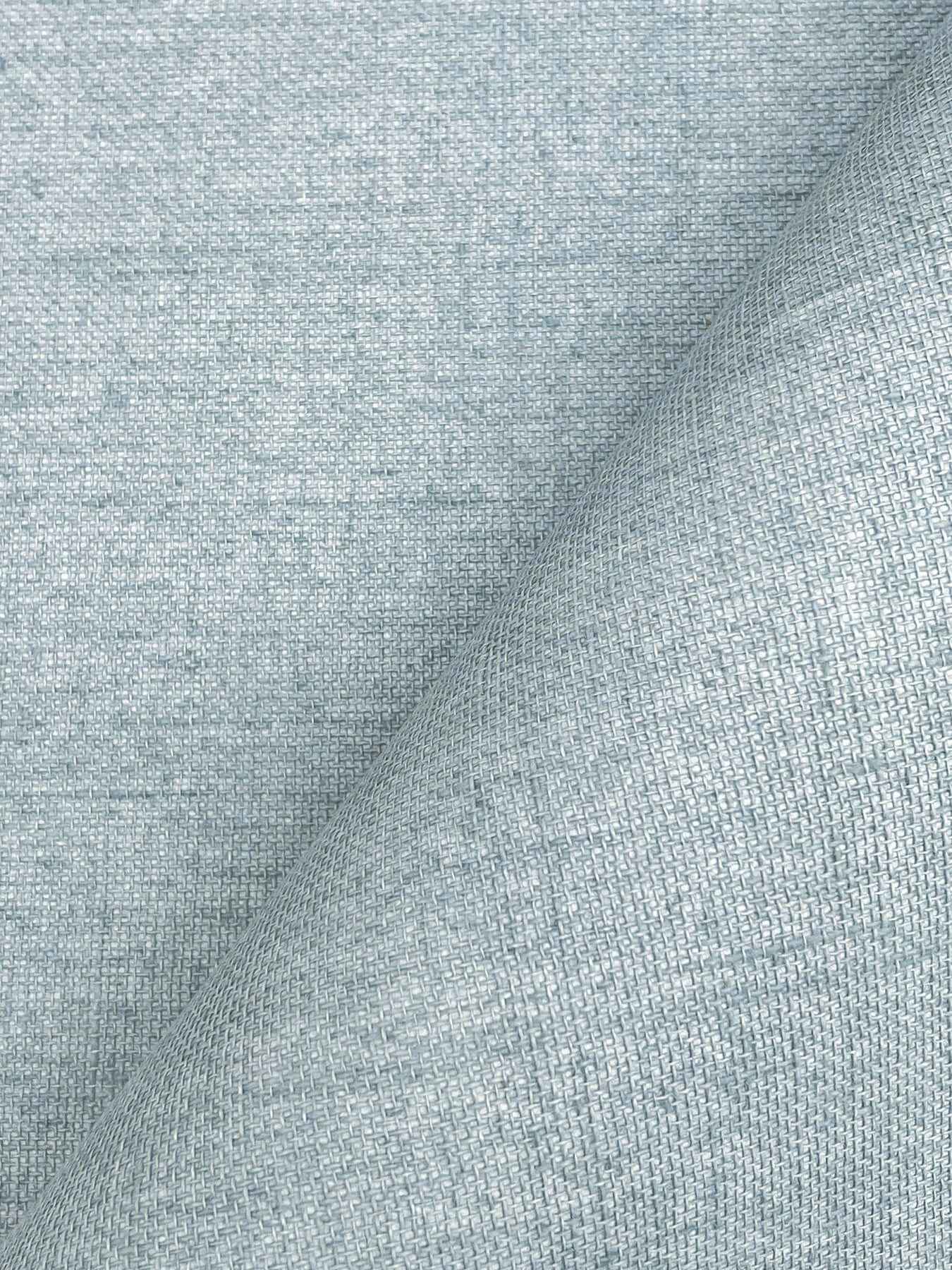 Woven Linen Sky Blue Wallpaper - York Wallcoverings - AB1805 - York Wallcoverings Wallpaper