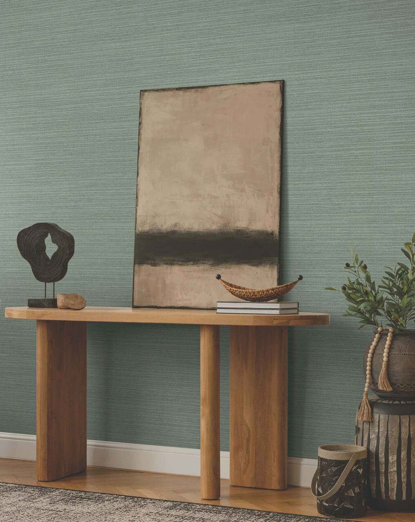 Amyra Silk Sage Wallpaper - York Wallcoverings - ZA8096N - York Wallcoverings Wallpaper