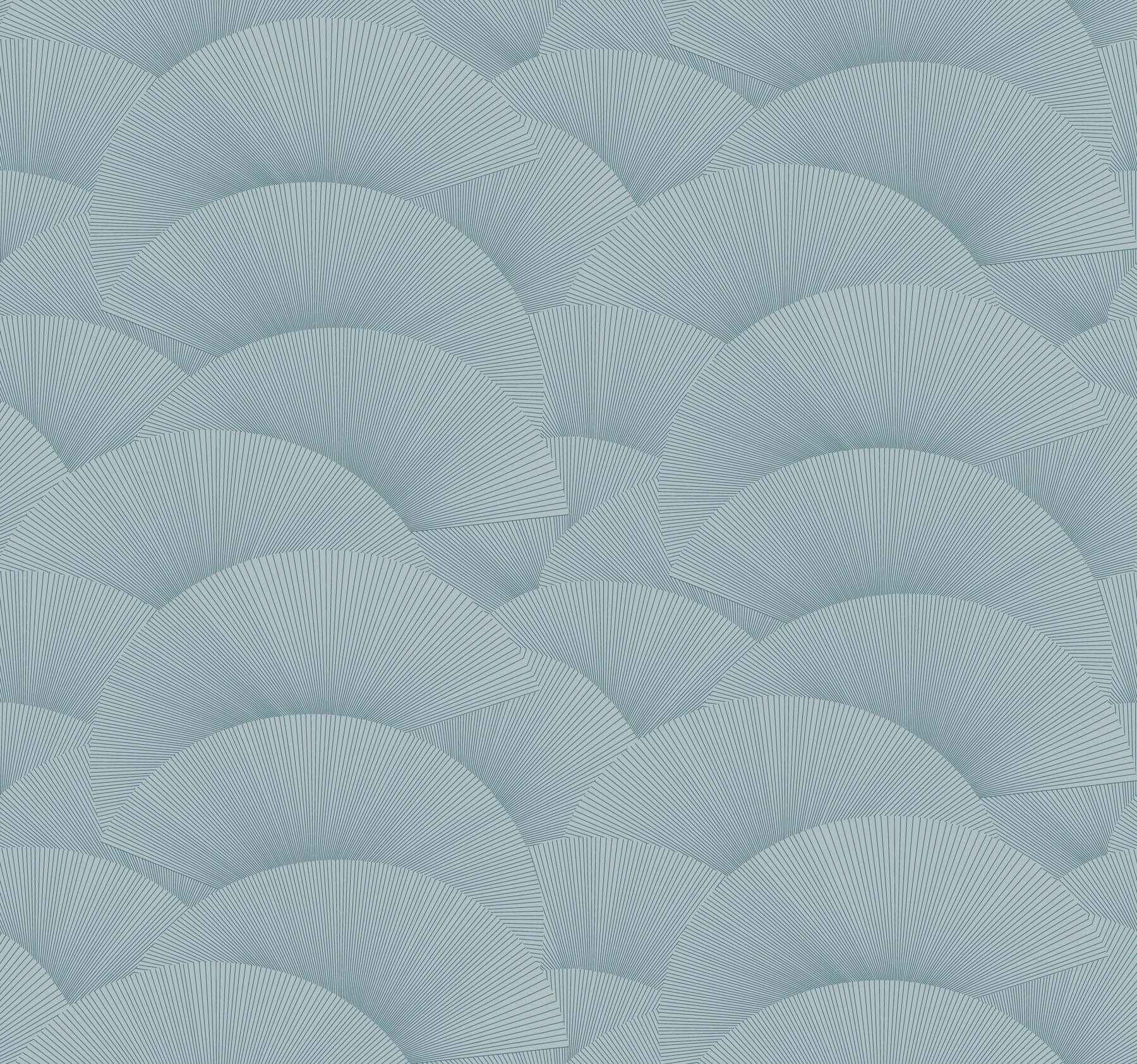 Morning Shell Blue Wallpaper - York Wallcoverings - ZA8025 - York Wallcoverings Wallpaper