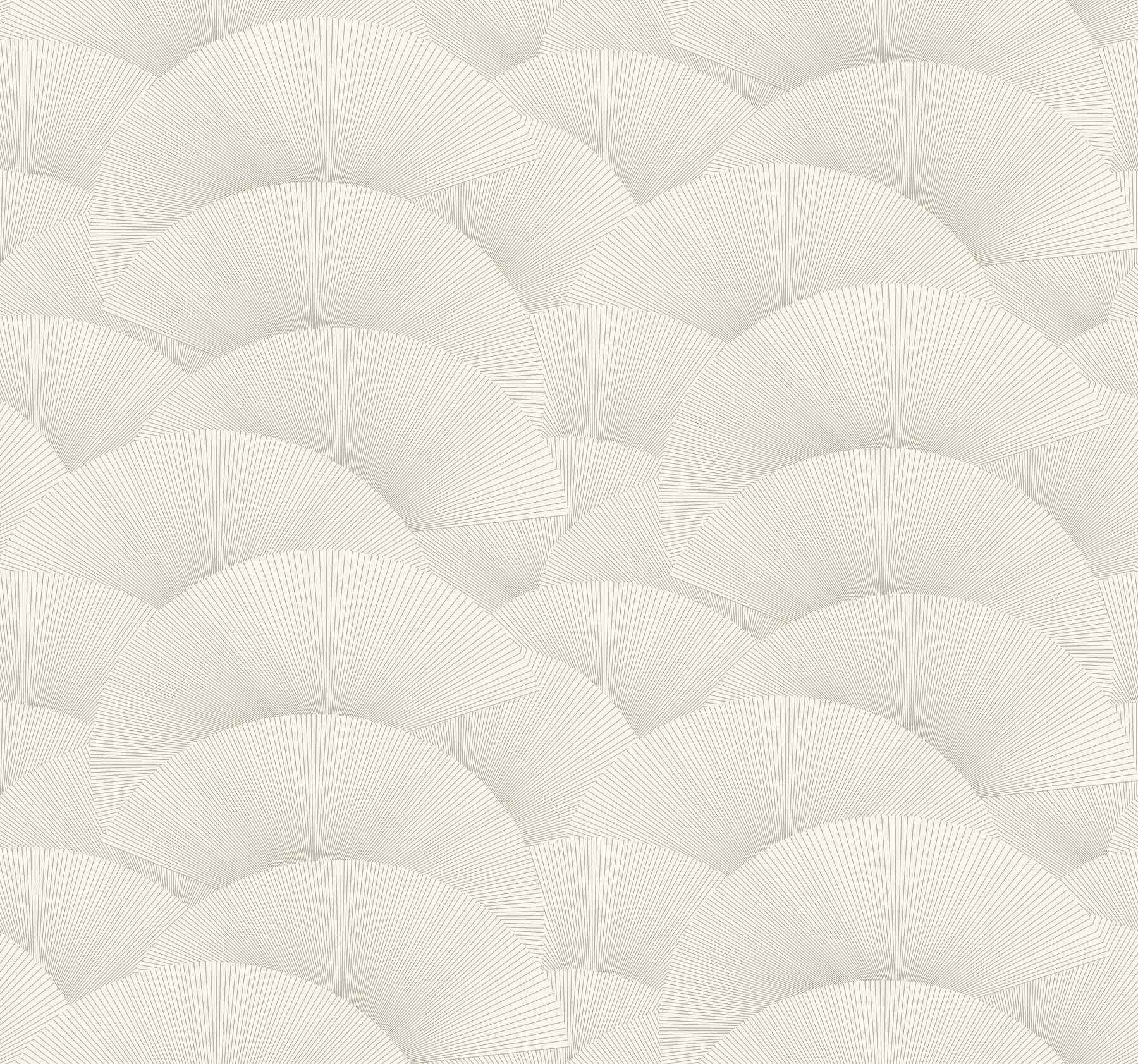 Morning Shell White & Silver Wallpaper - York Wallcoverings - ZA8023 - York Wallcoverings Wallpaper
