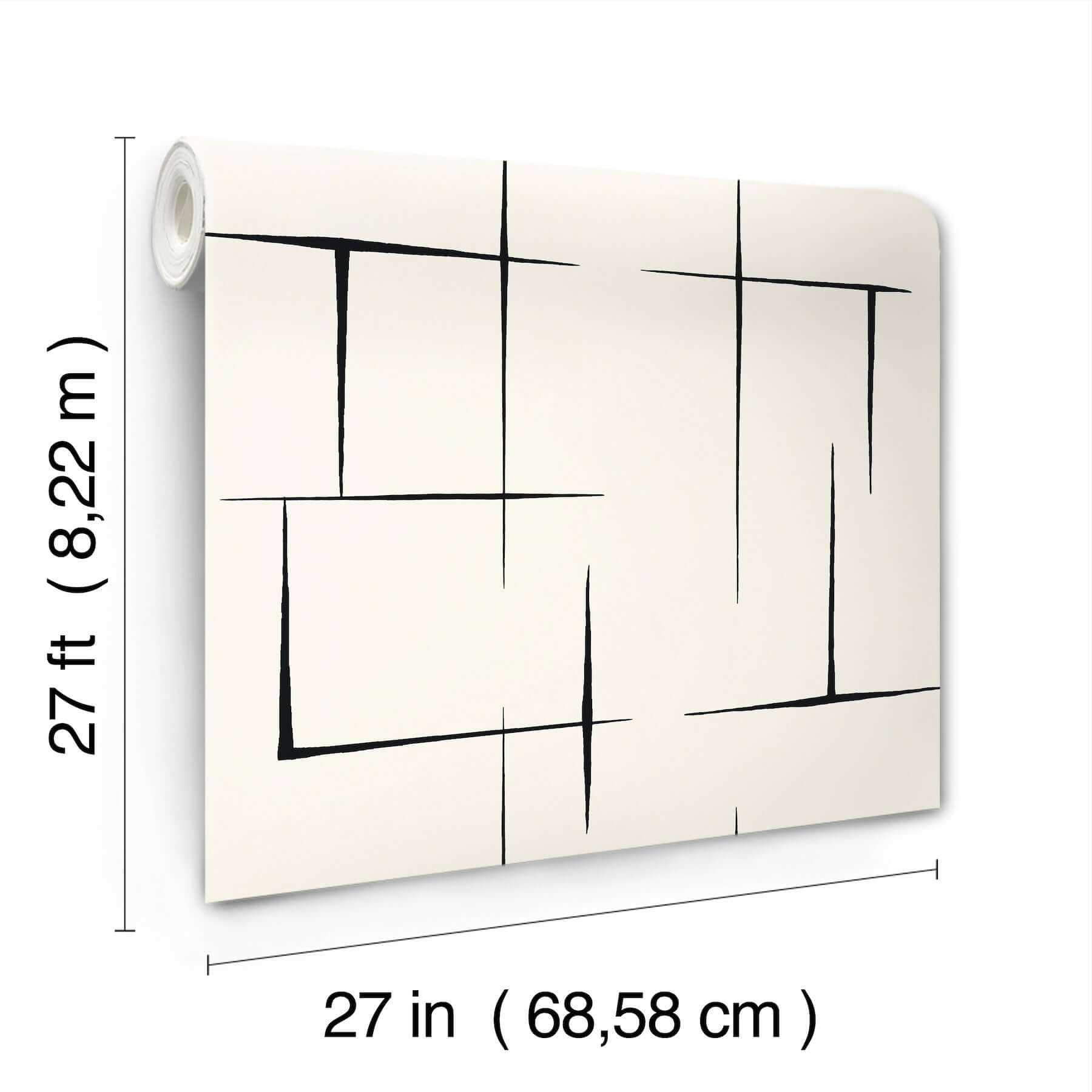 malia-wallpaper-black-white-york-wallcoverings-za8051 - York Wallcoverings Wallpaper