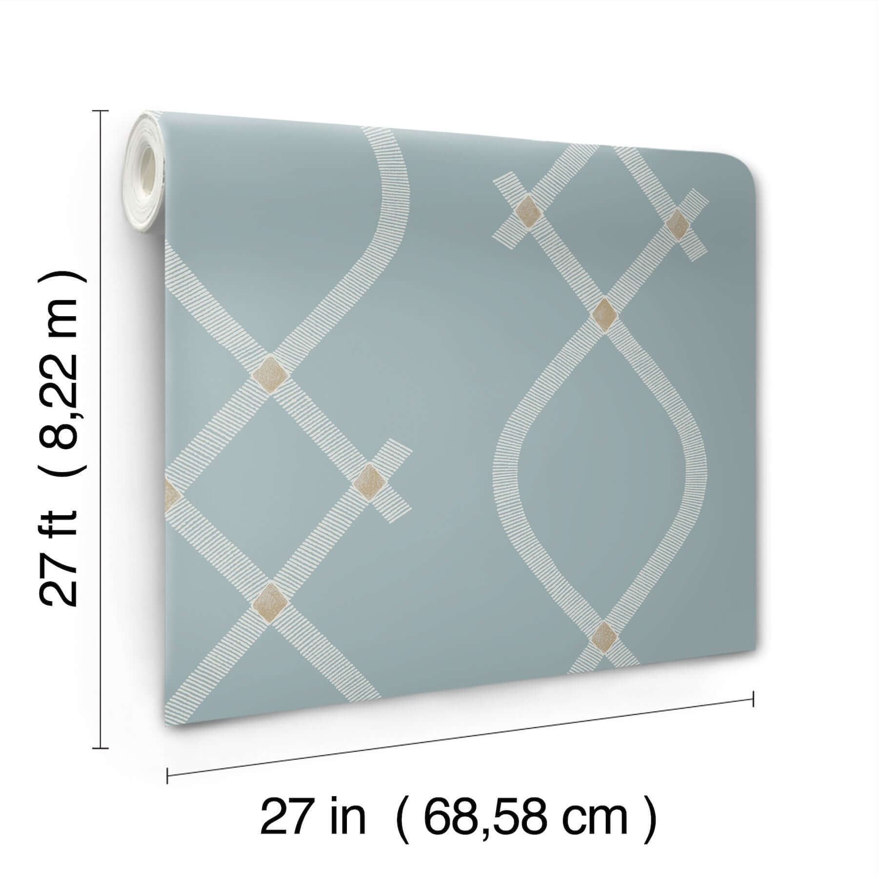 ellena-wallpaper-blue-york-wallcoverings-za8035 - York Wallcoverings Wallpaper