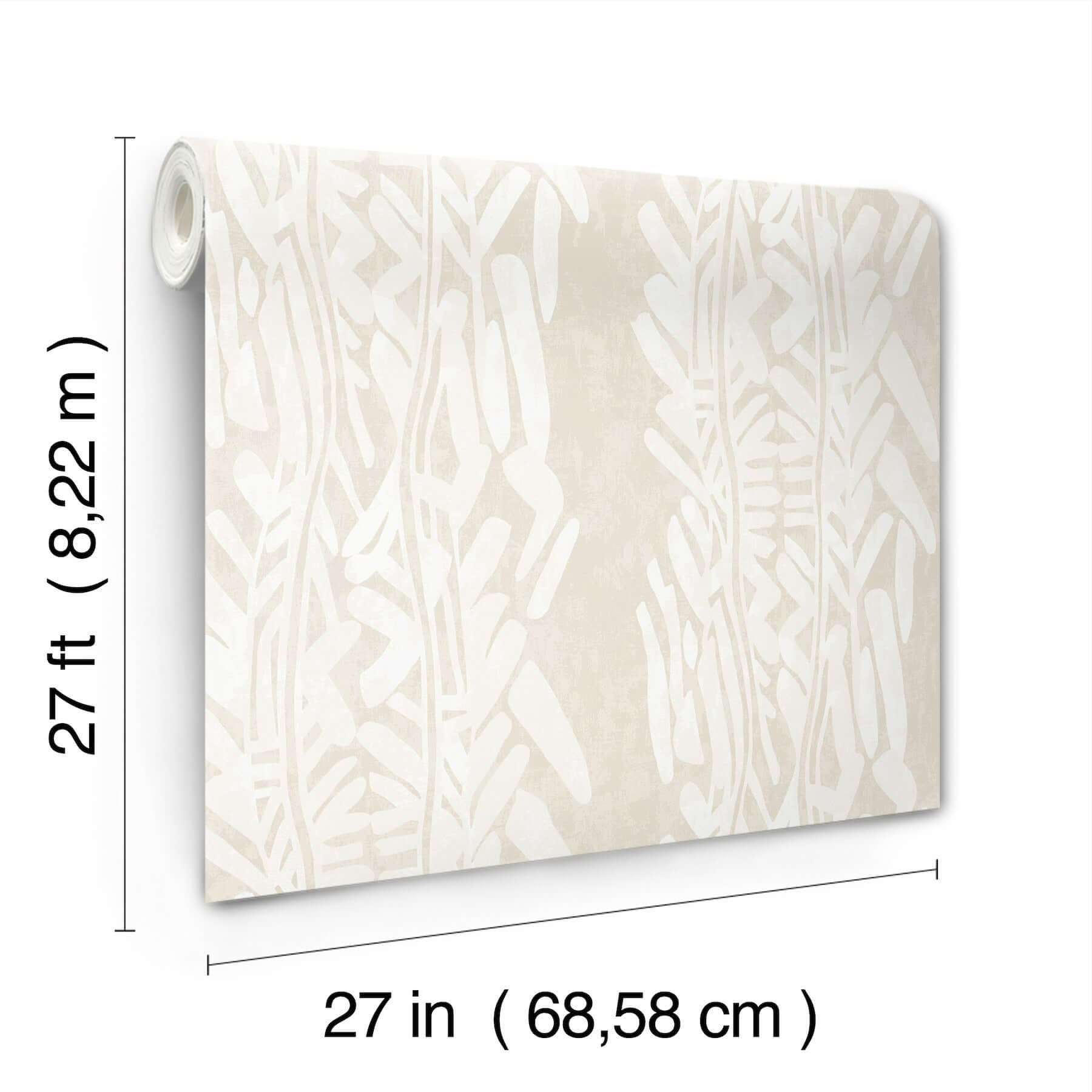 timira-wallpaper-beige-york-wallcoverings-za8063 - York Wallcoverings Wallpaper