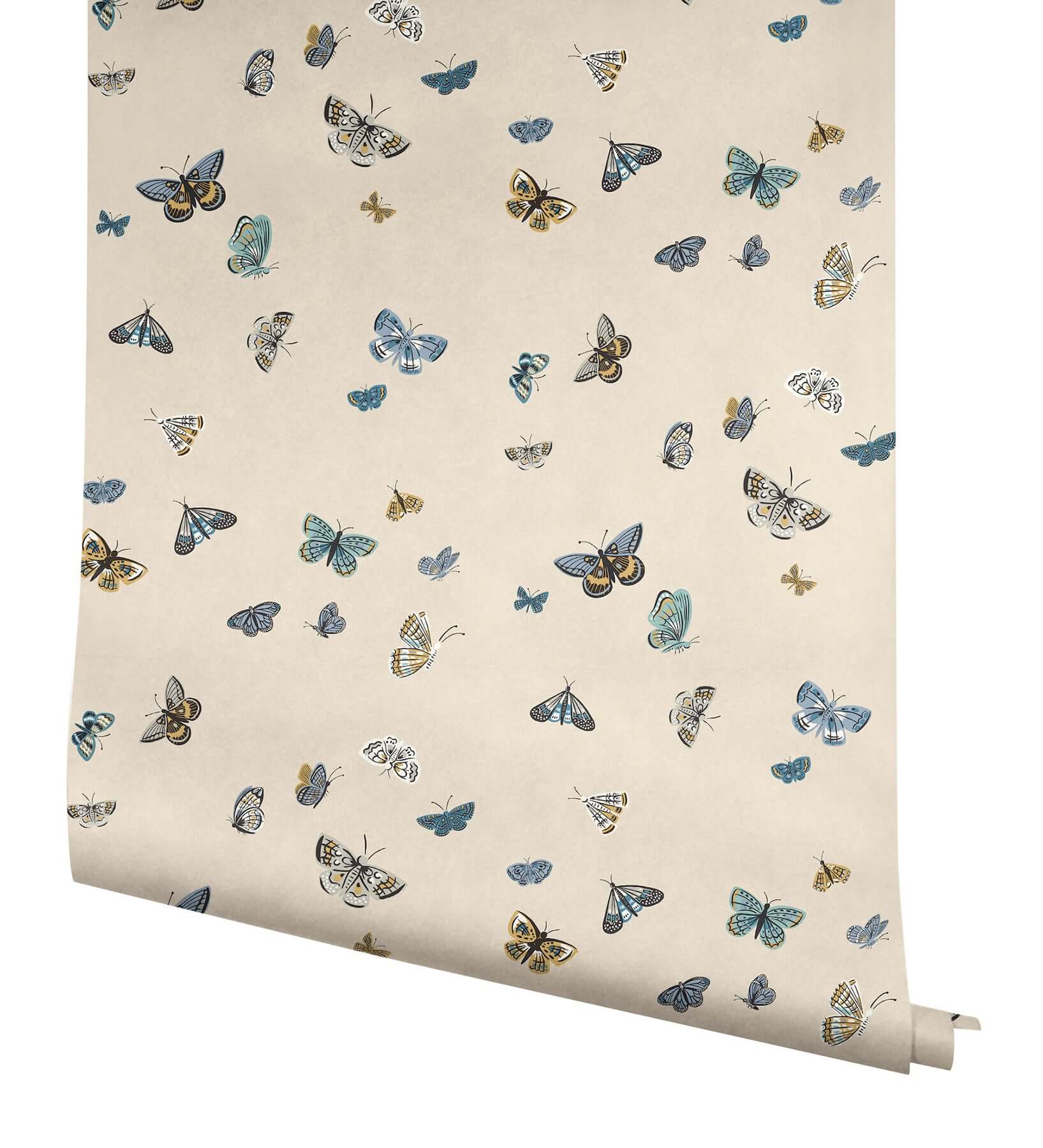 butterfly-house-linen-peel-stick-wallpaper-york-wallcoverings-psw1649rl - York Wallcoverings Wallpaper