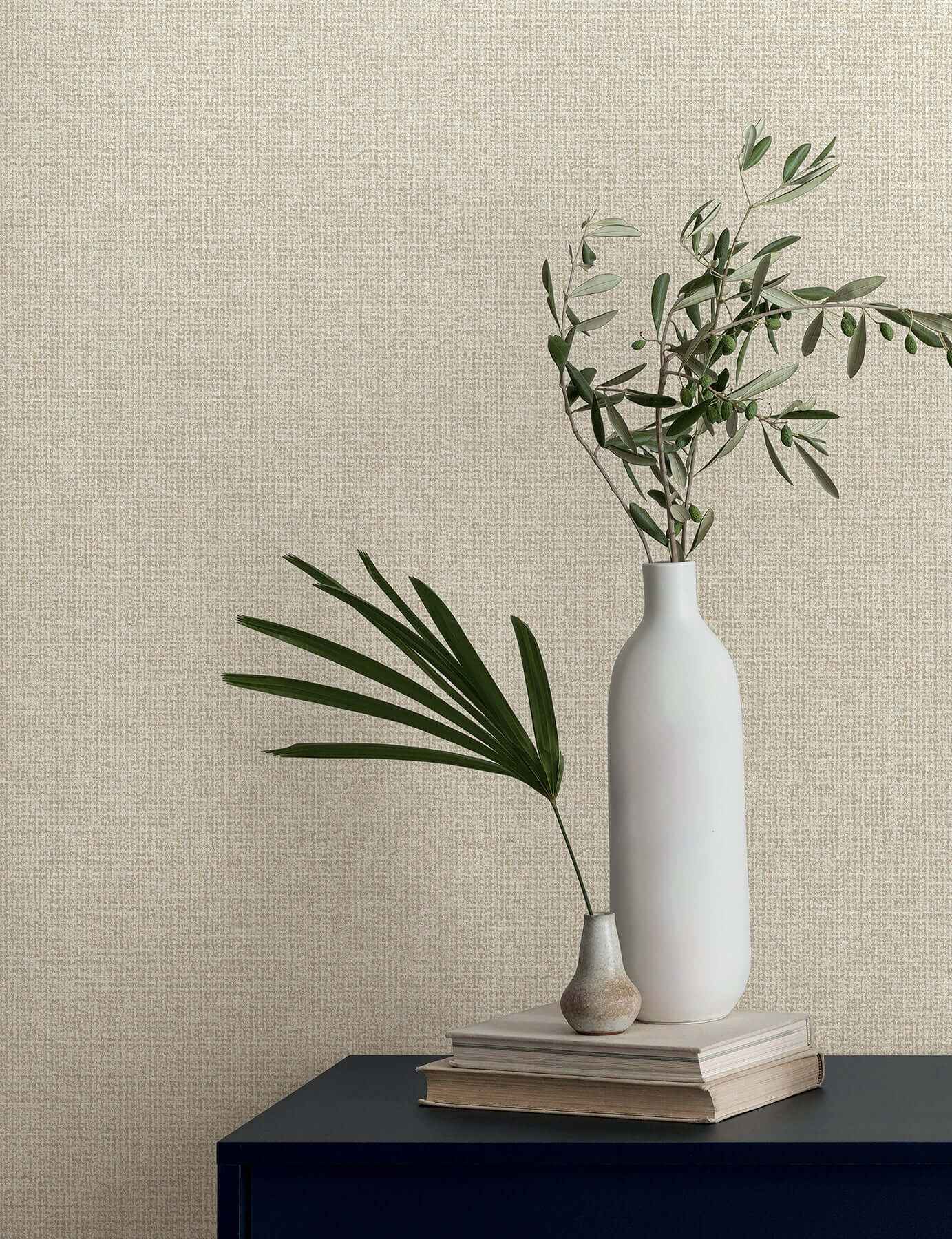 Brindled Linen Wallpaper - York Wallcoverings - MJ4896N