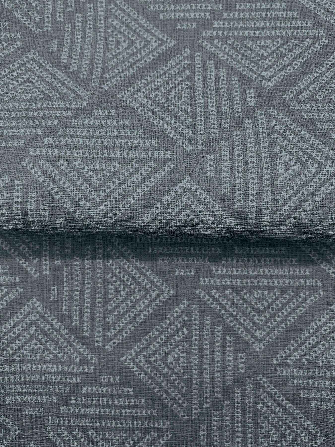 Center Square Indigo Wallpaper - York Wallcoverings - MJ4862 - York Wallcoverings Wallpaper