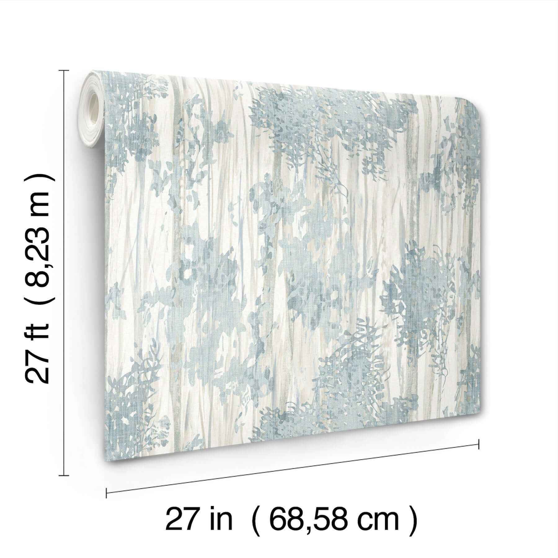 Aspen Grove Blue Wallpaper - York Wallcoverings - GN2602 - York Wallcoverings Wallpaper