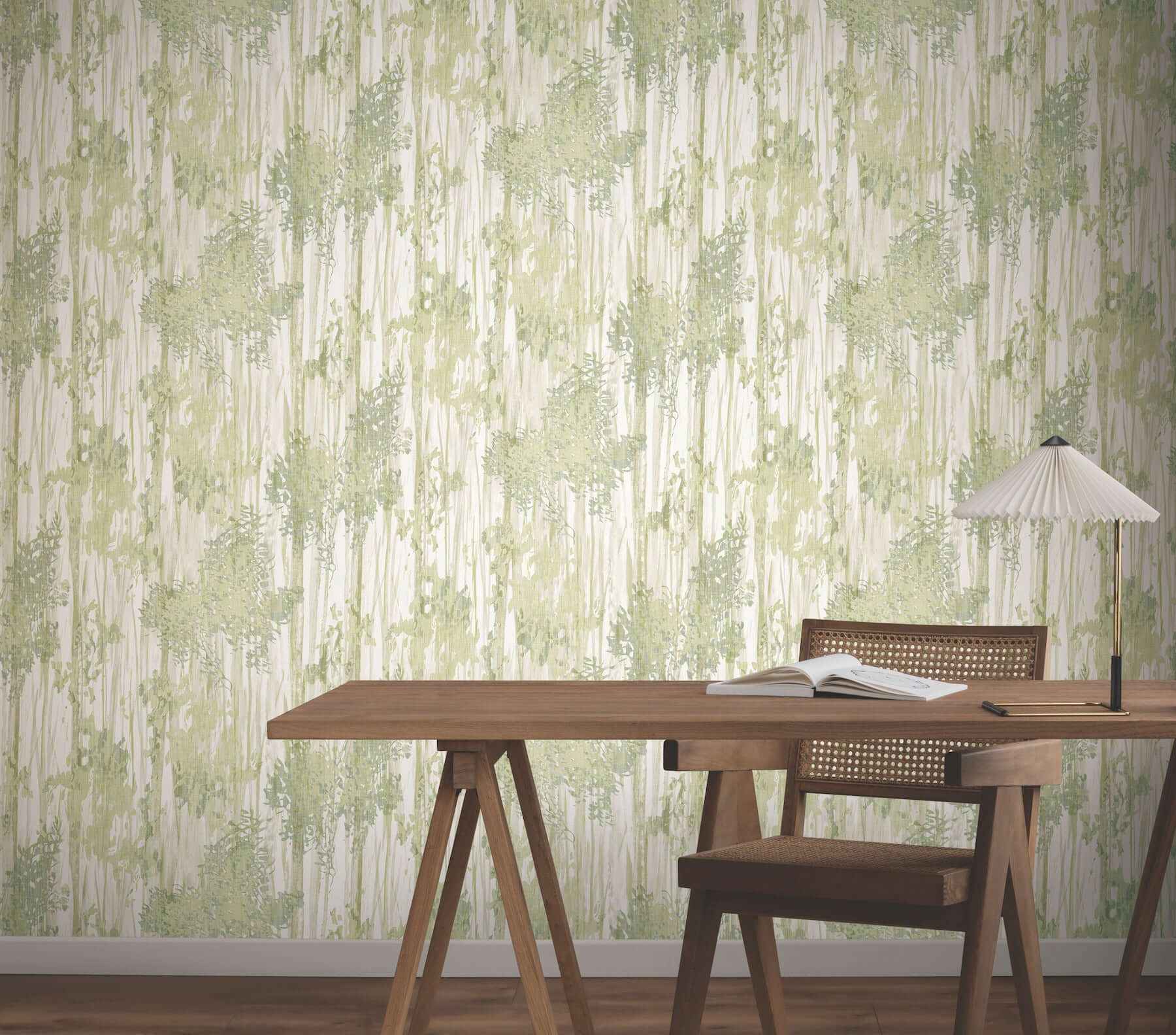 Aspen Grove Green Wallpaper - York Wallcoverings - GN2601