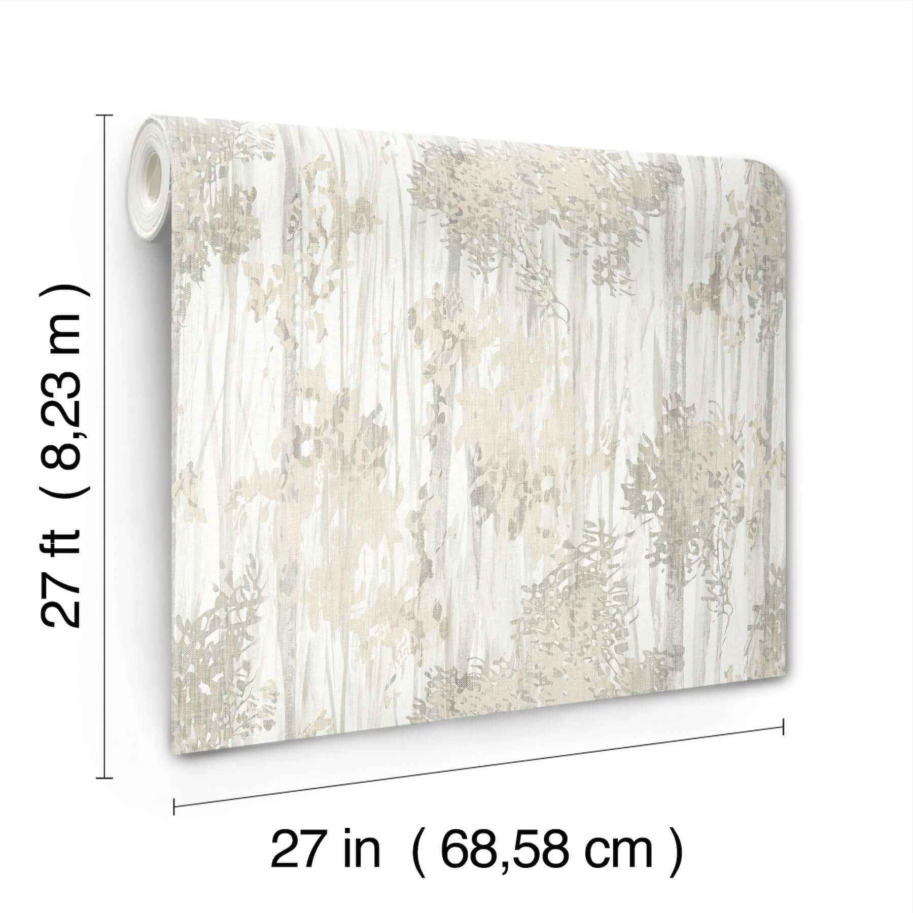 Aspen Grove Grey Wallpaper - York Wallcoverings - GN2603 - York Wallcoverings Wallpaper