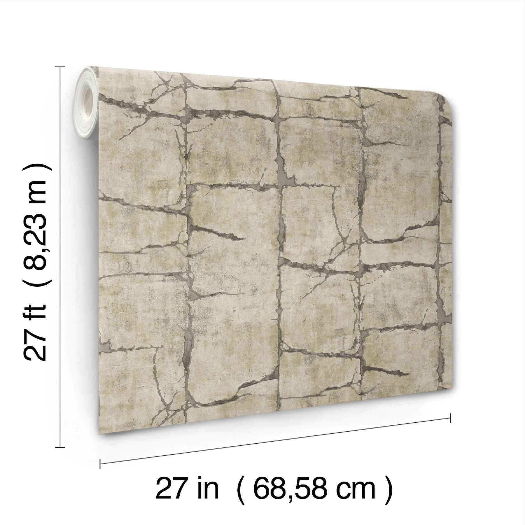 Mojave Taupe Wallpaper - York Wallcoverings - GN2581 - York Wallcoverings Wallpaper