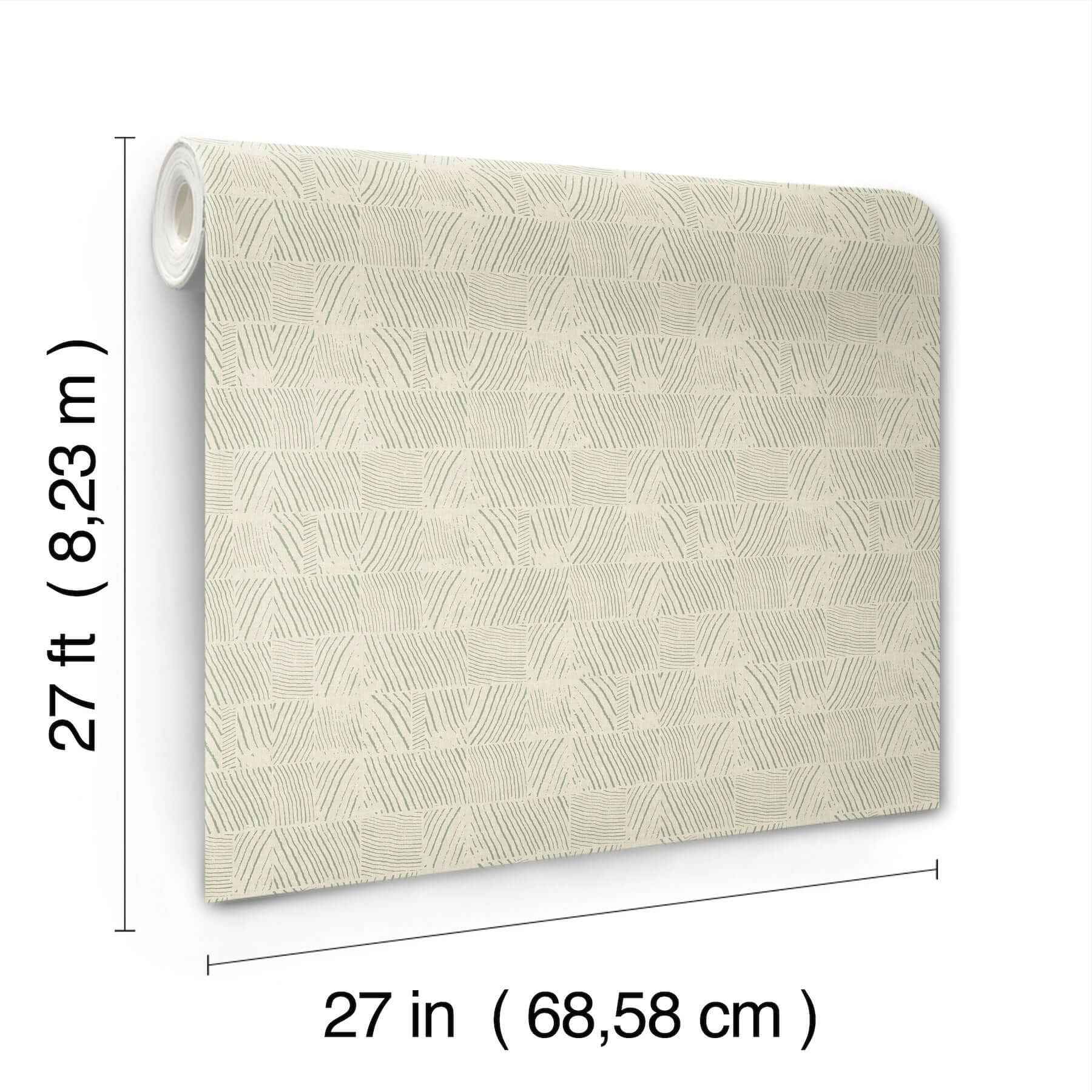 Woodcut Green & Stone Wallpaper - York Wallcoverings - GN2624 - York Wallcoverings Wallpaper