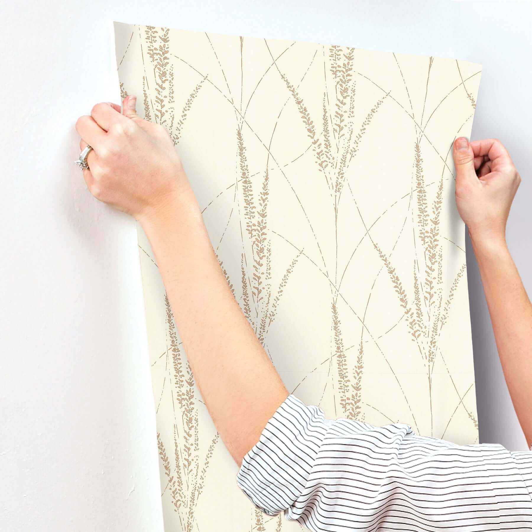 Graceful Willow Cotton Wallpaper - York Wallcoverings - GN2645 - York Wallcoverings Wallpaper