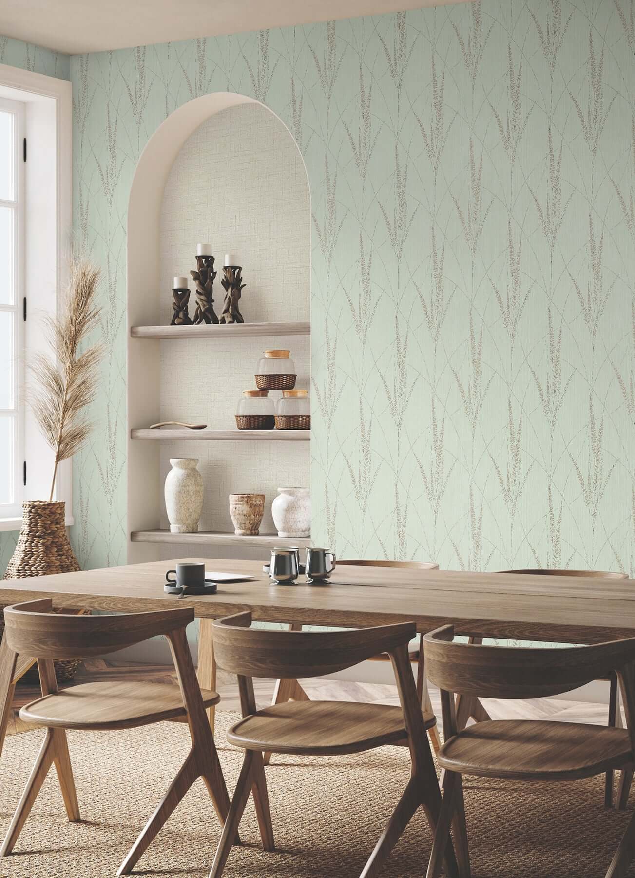 graceful-willow-lagoon-wallpaper-york-wallcoverings-gn2643 - York Wallcoverings Wallpaper