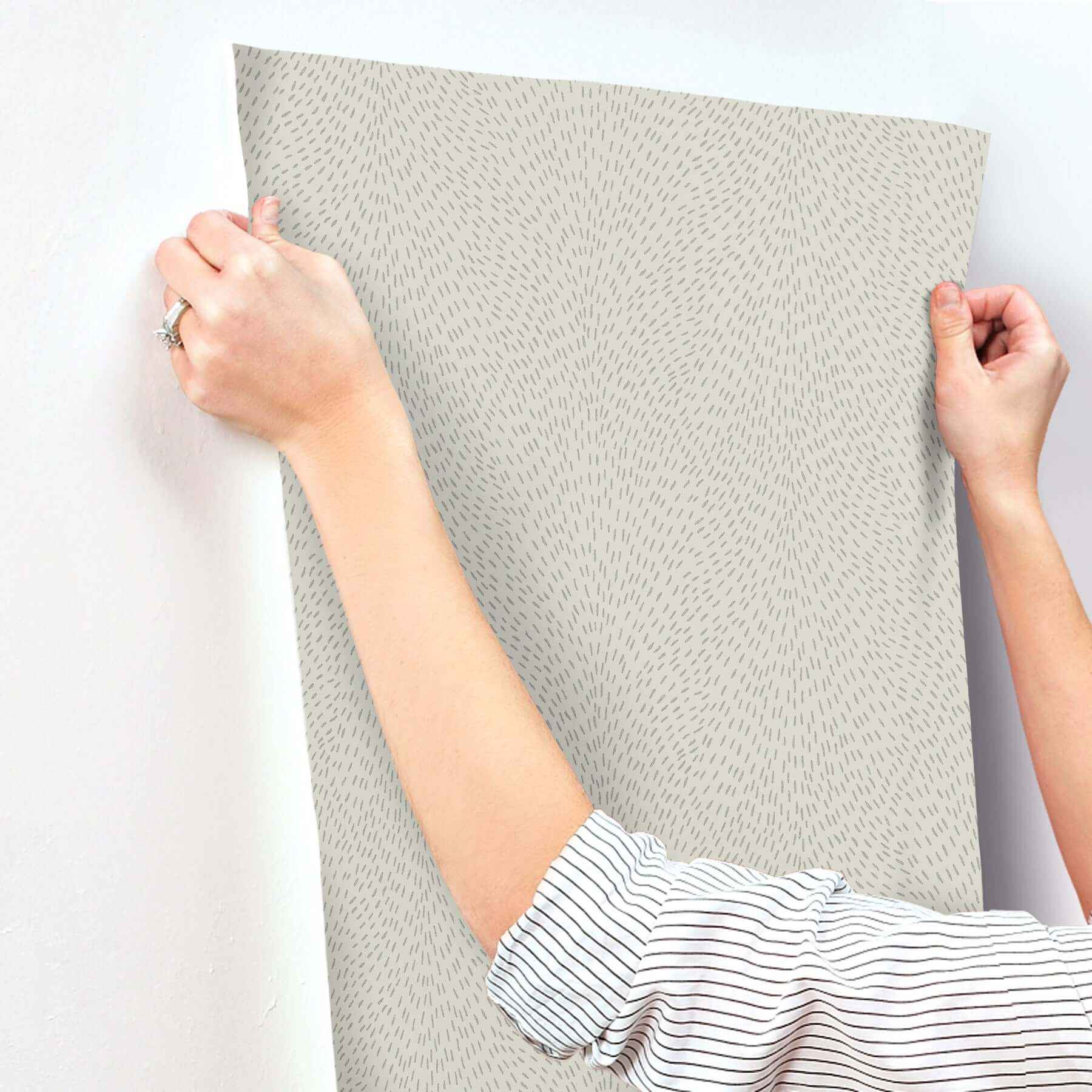 Dew Drop Grey Wallpaper - York Wallcoverings - GN2591 - York Wallcoverings Wallpaper