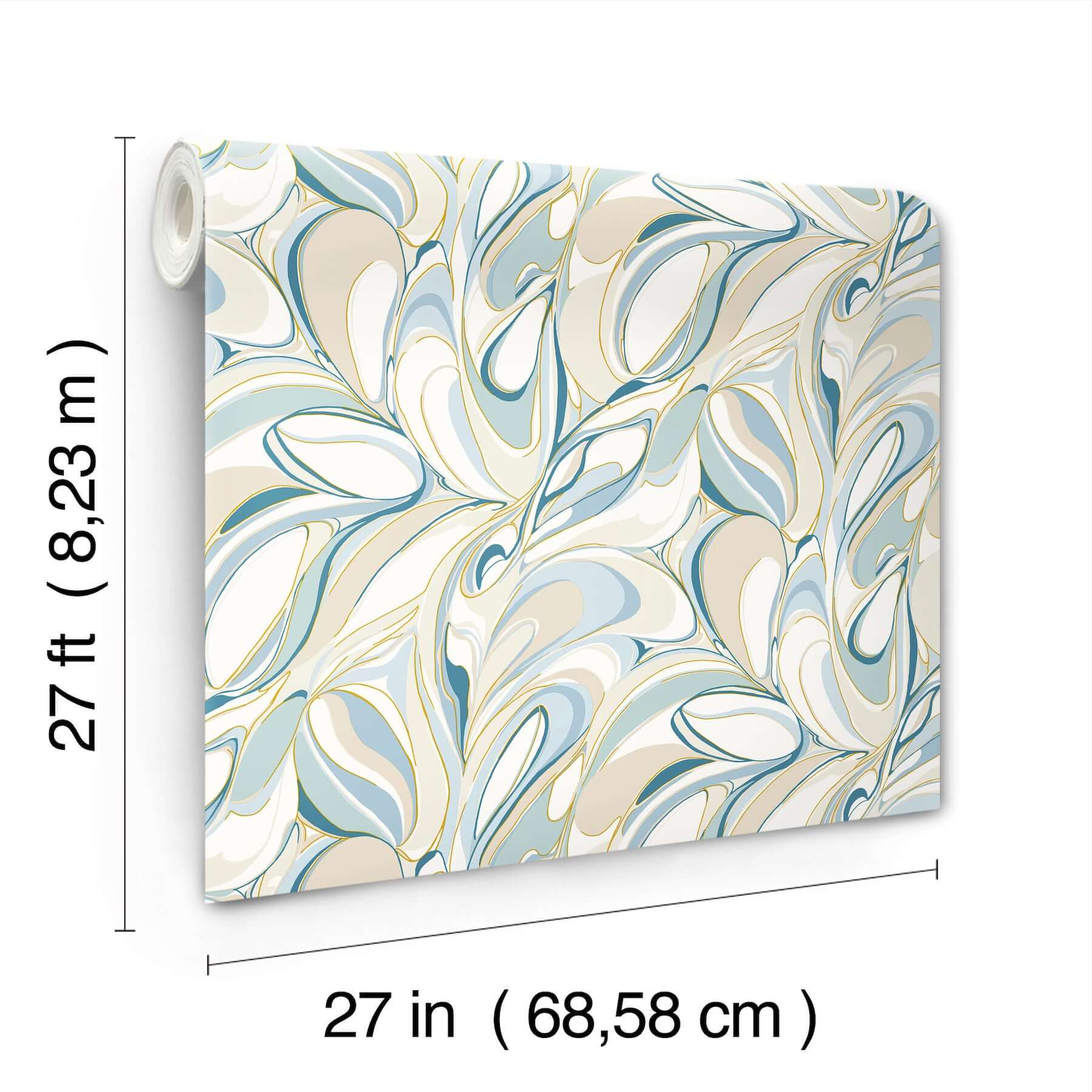achate-blue-wallpaper-york-wallcoverings-gn2562 - York Wallcoverings Wallpaper