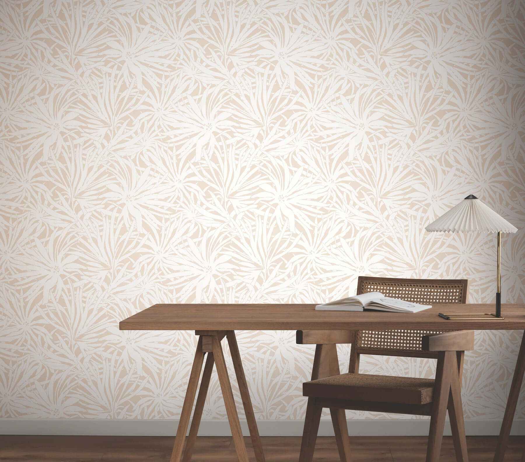 Floral Canopy Blush Wallpaper - York Wallcoverings - GN2574