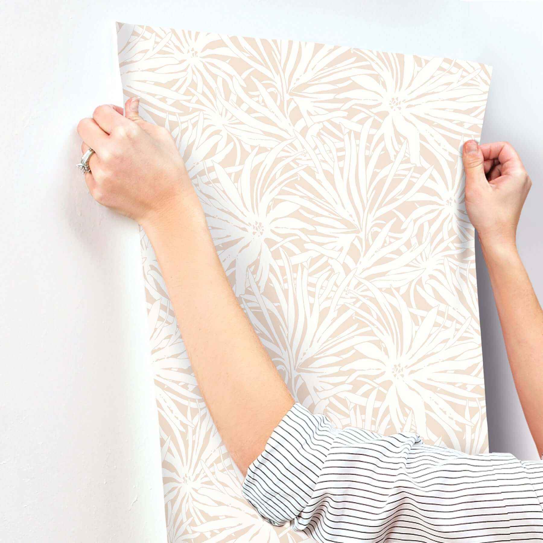 Floral Canopy Blush Wallpaper - York Wallcoverings - GN2574 - York Wallcoverings Wallpaper