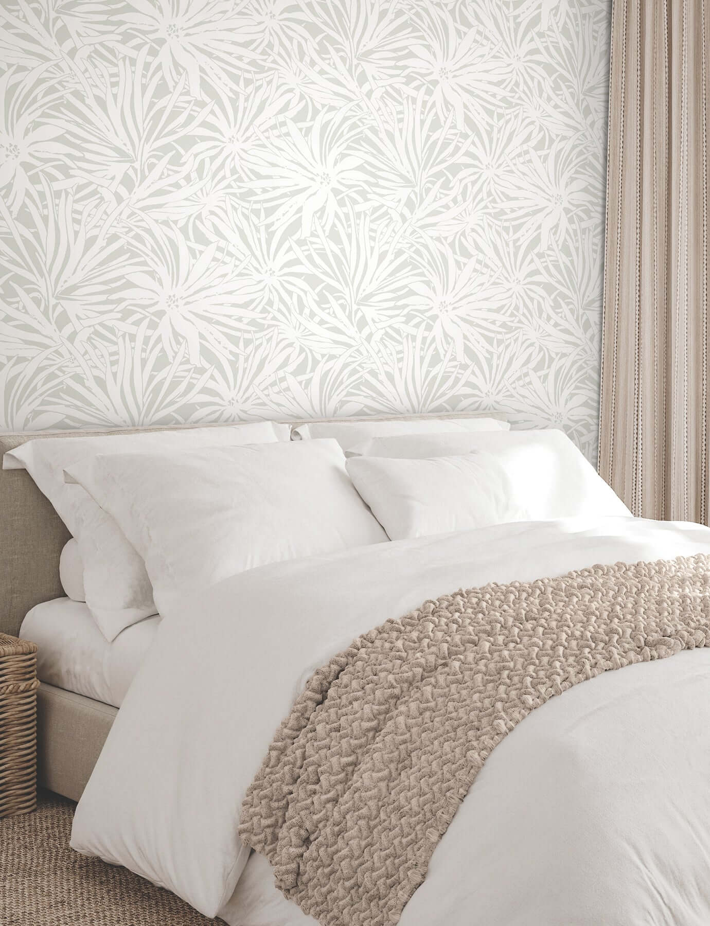 floral-canopy-grey-wallpaper-york-wallcoverings-gn2572 - York Wallcoverings Wallpaper