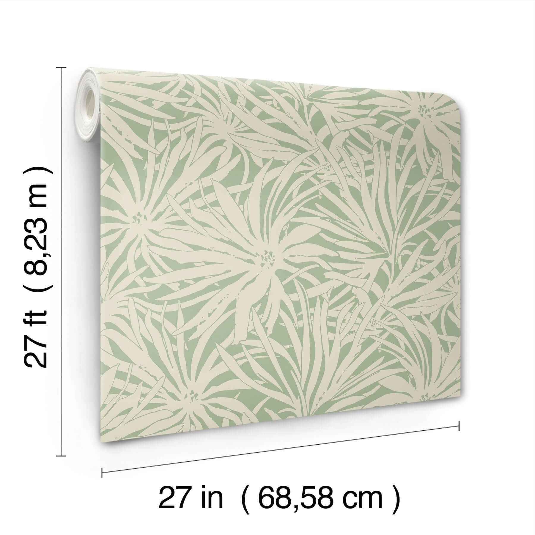 Floral Canopy Olive Wallpaper - York Wallcoverings - GN2575 - York Wallcoverings Wallpaper